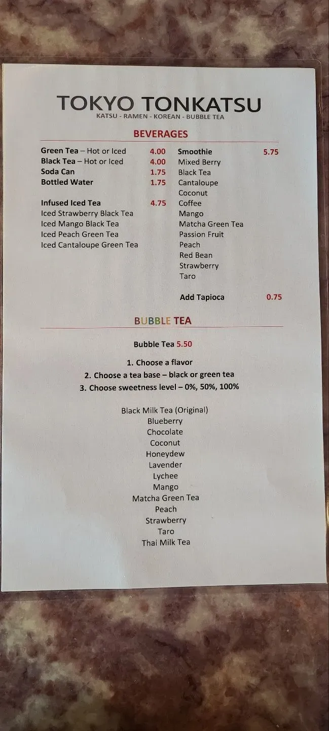 Menu 4