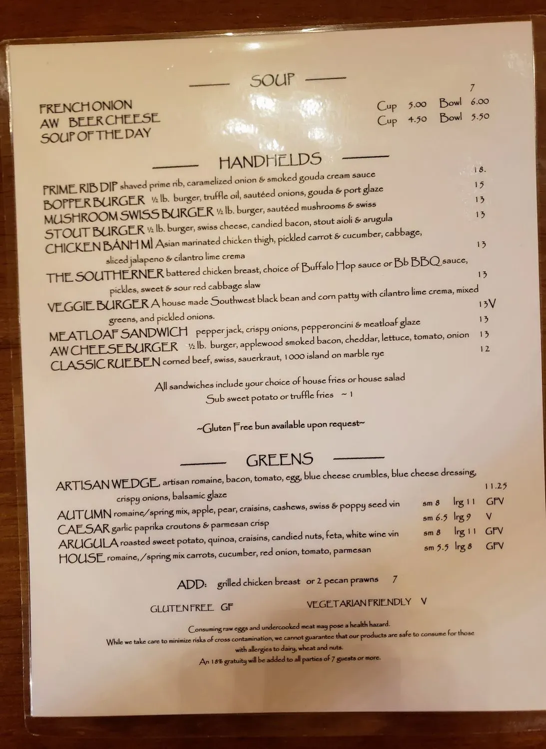 Menu 2