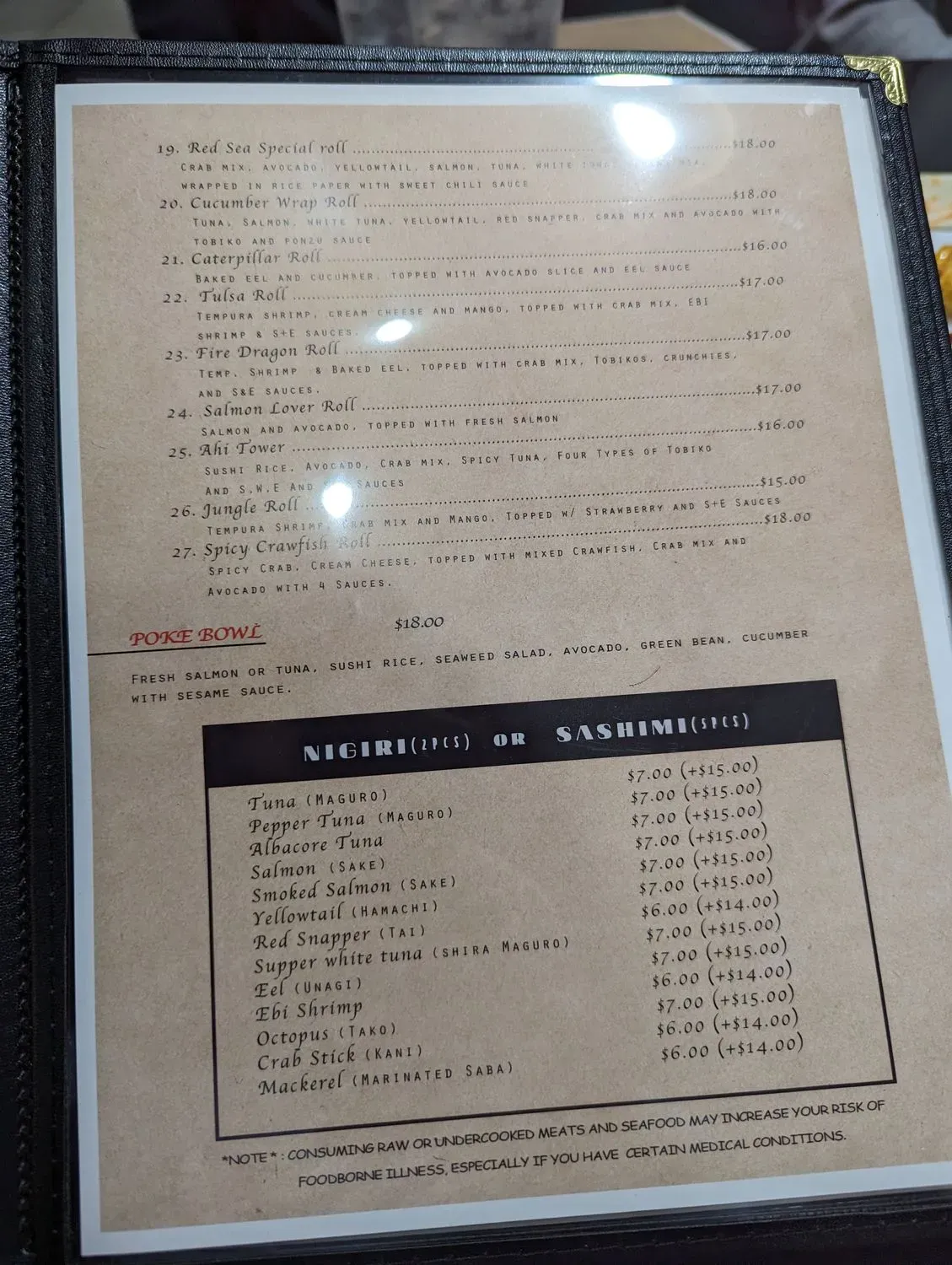 Menu 6