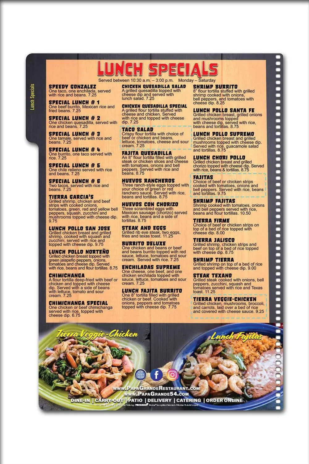 Menu 2