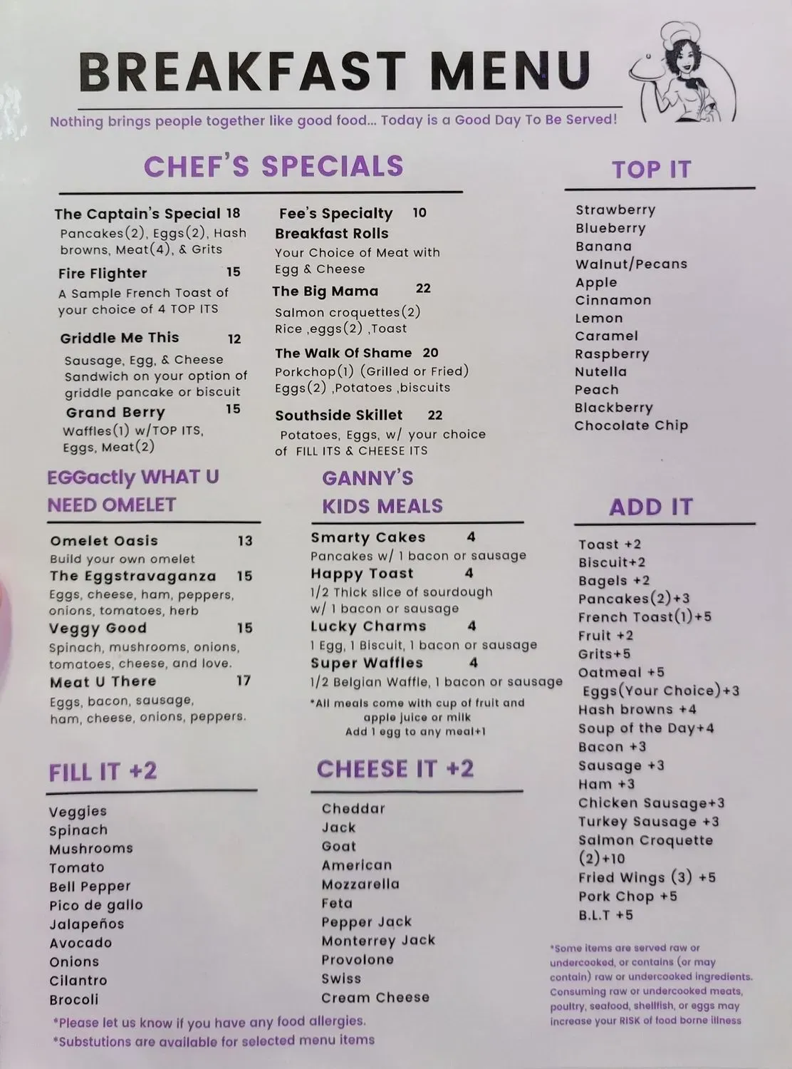 Menu 5