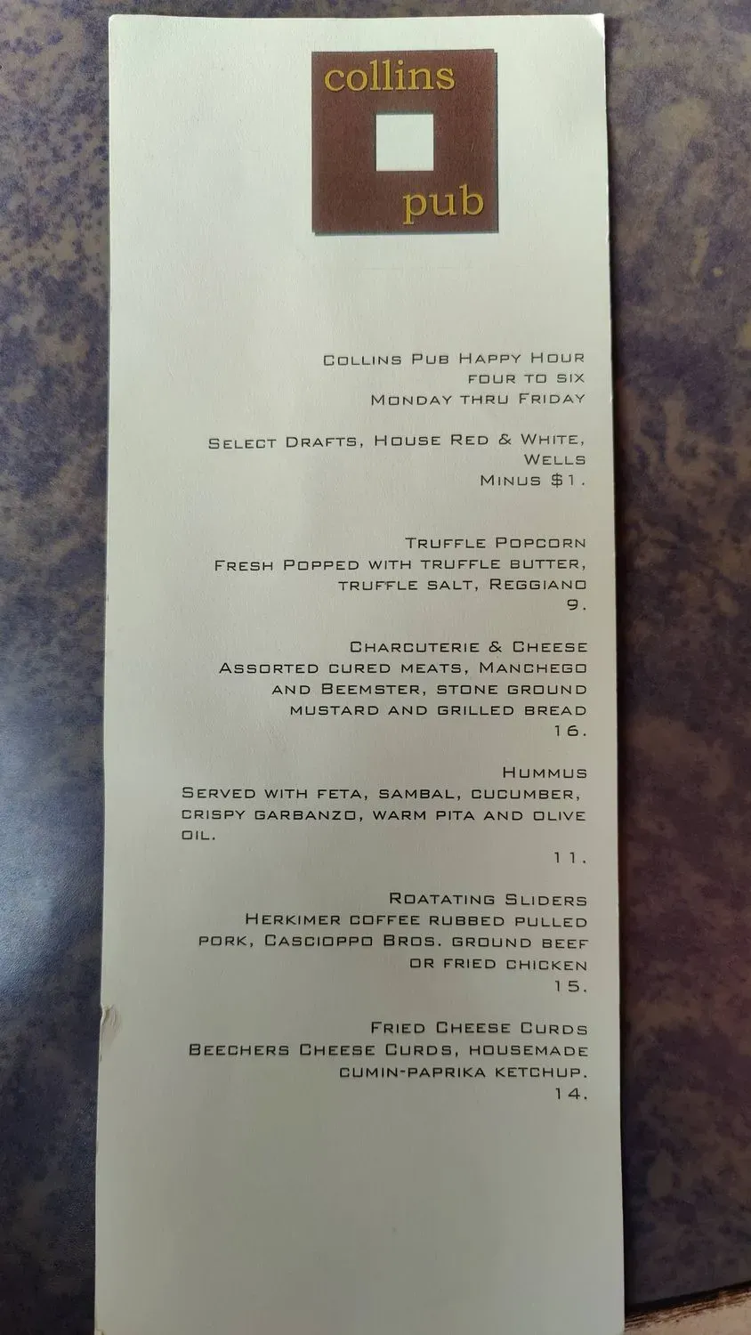 Menu 3