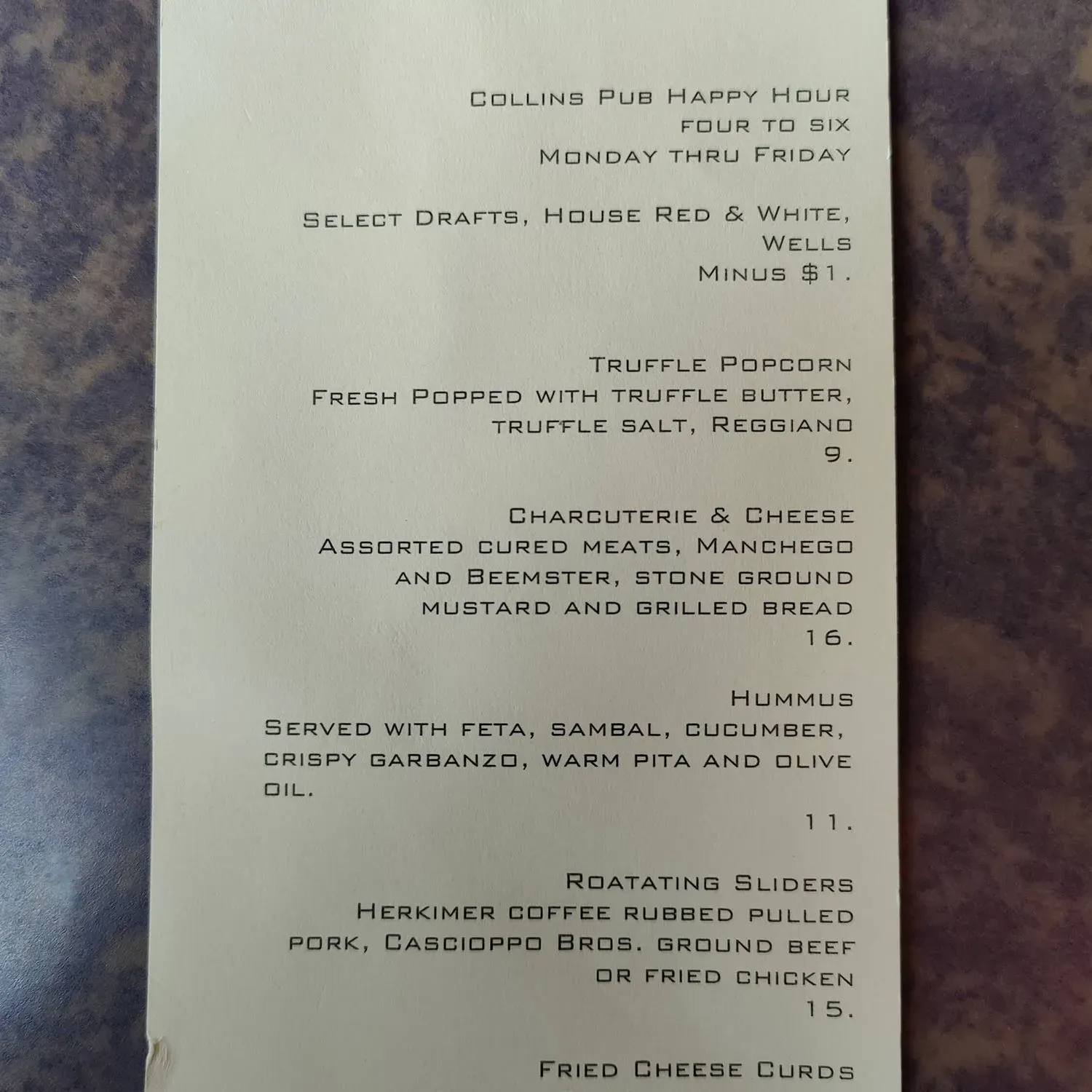 Menu 3