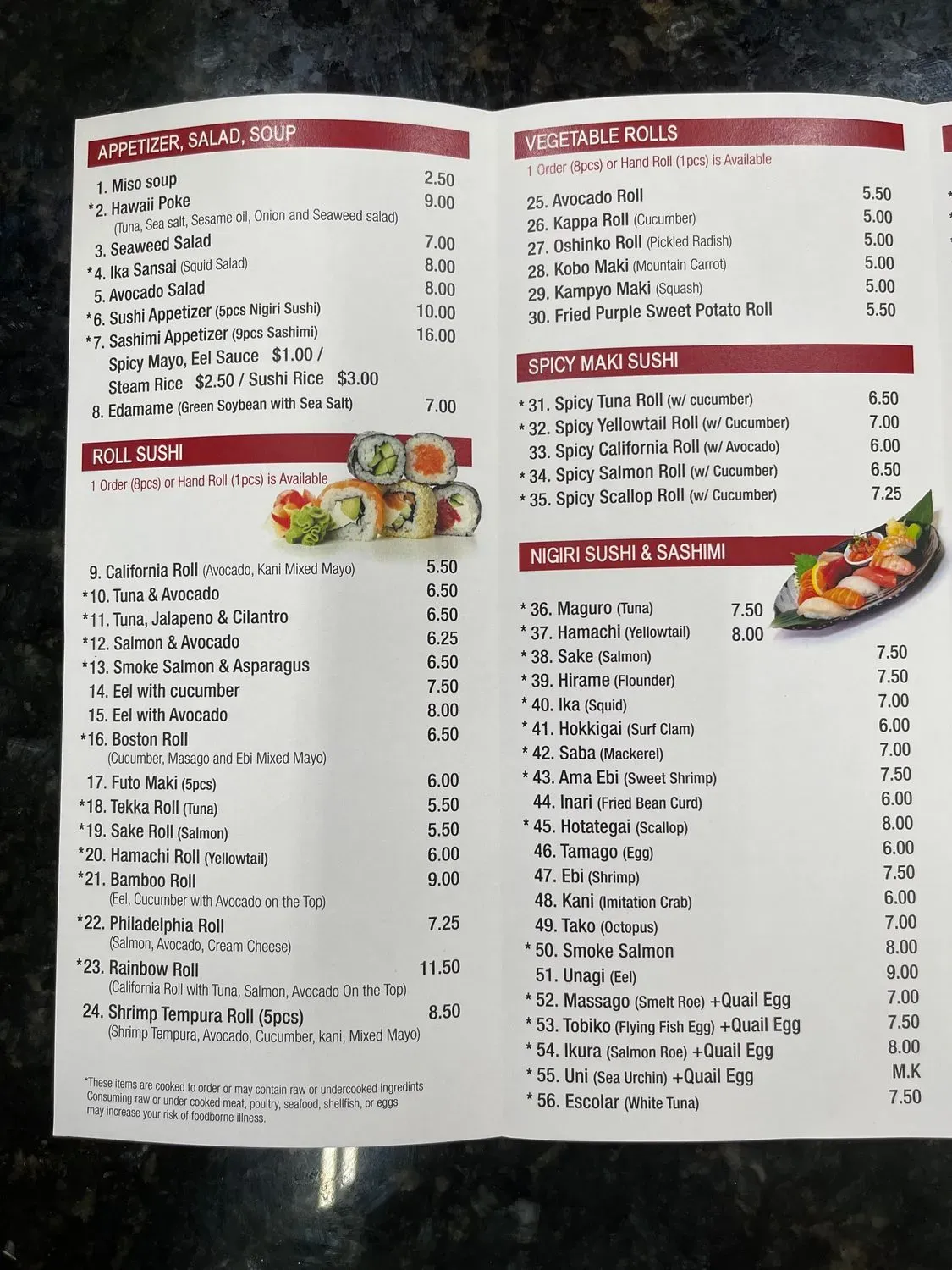 Menu 2