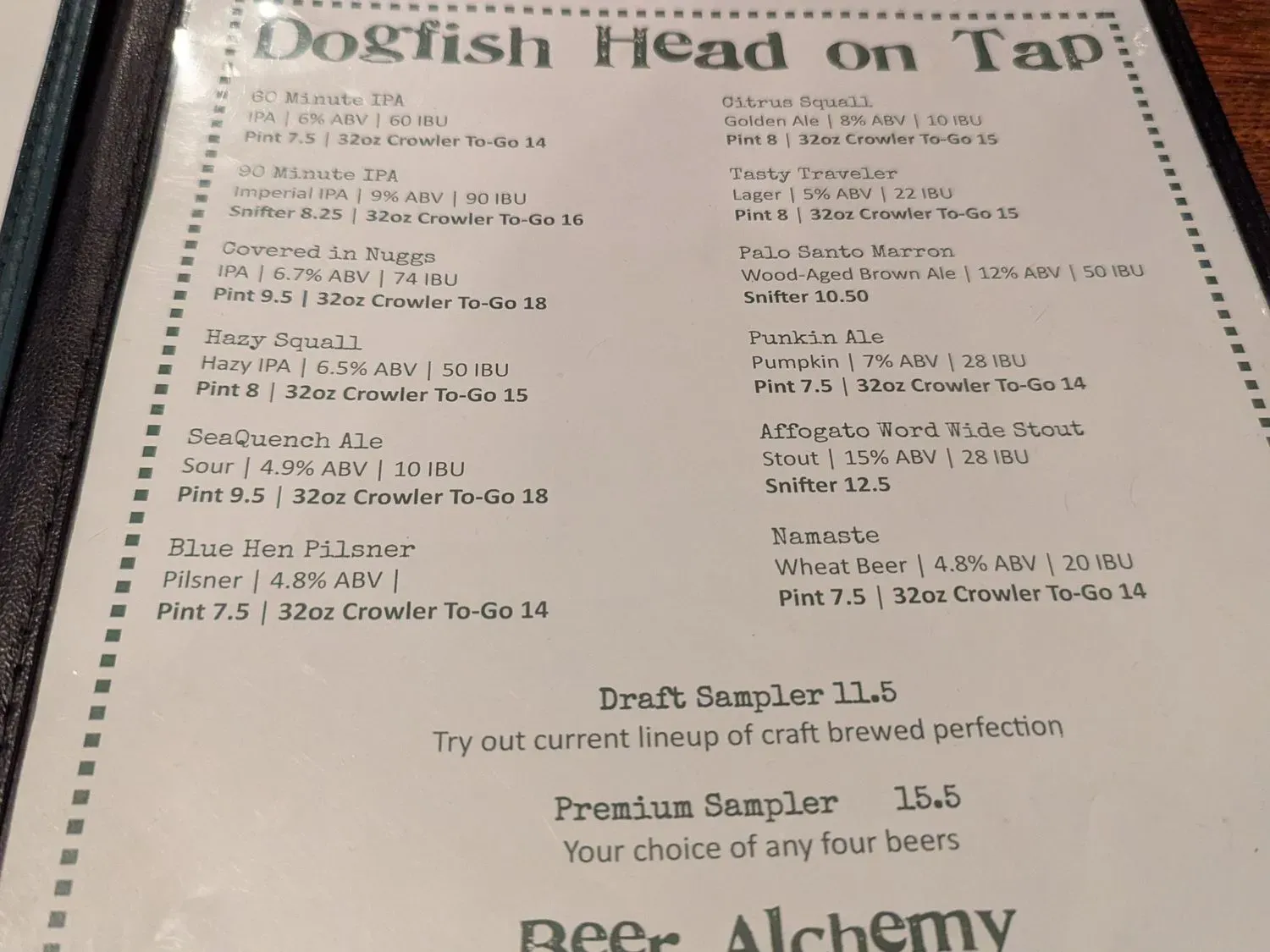 Menu 3