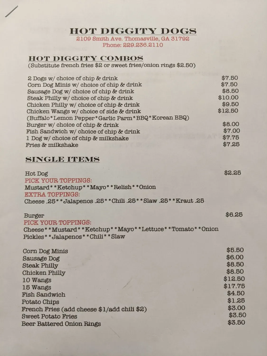 Menu 2