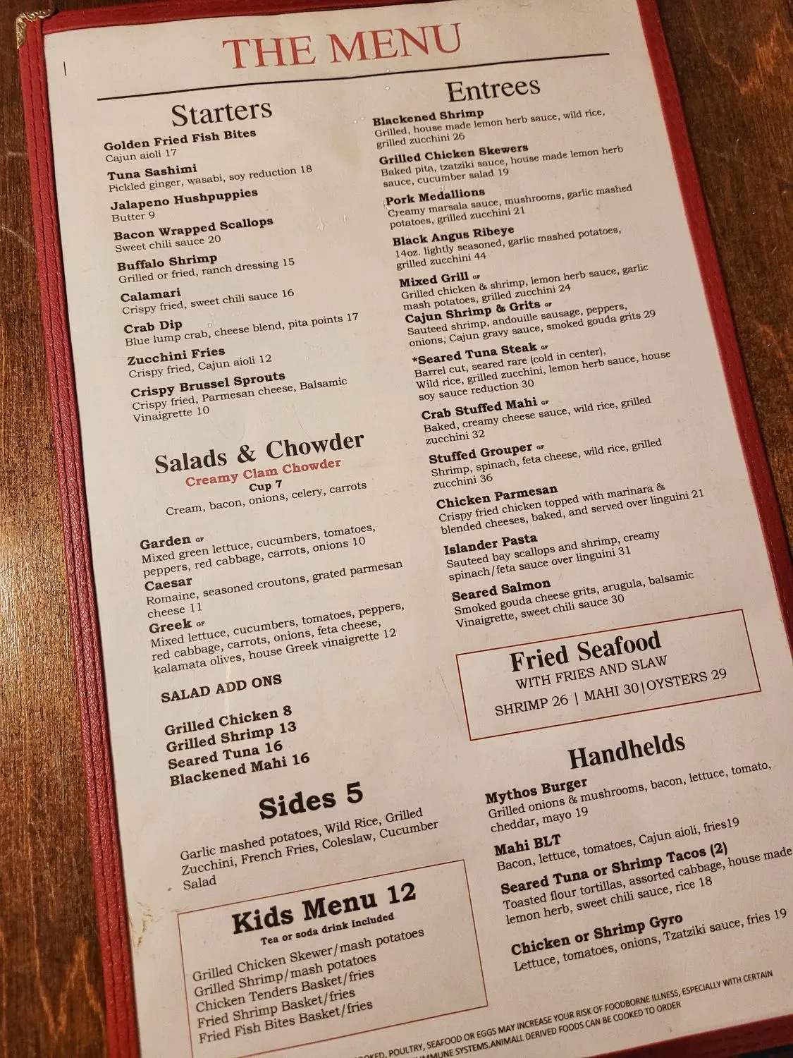 Menu 6