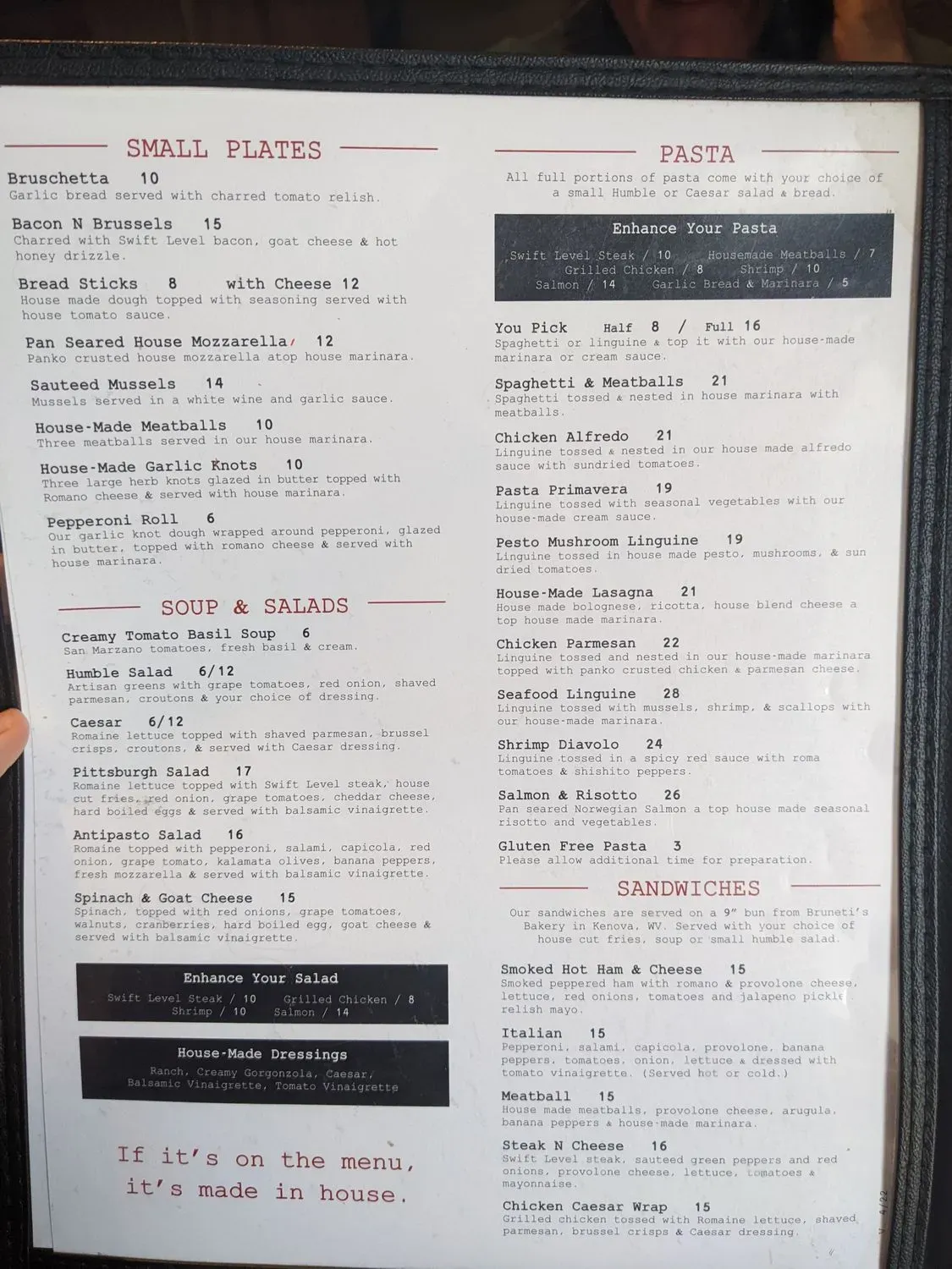 Menu 4