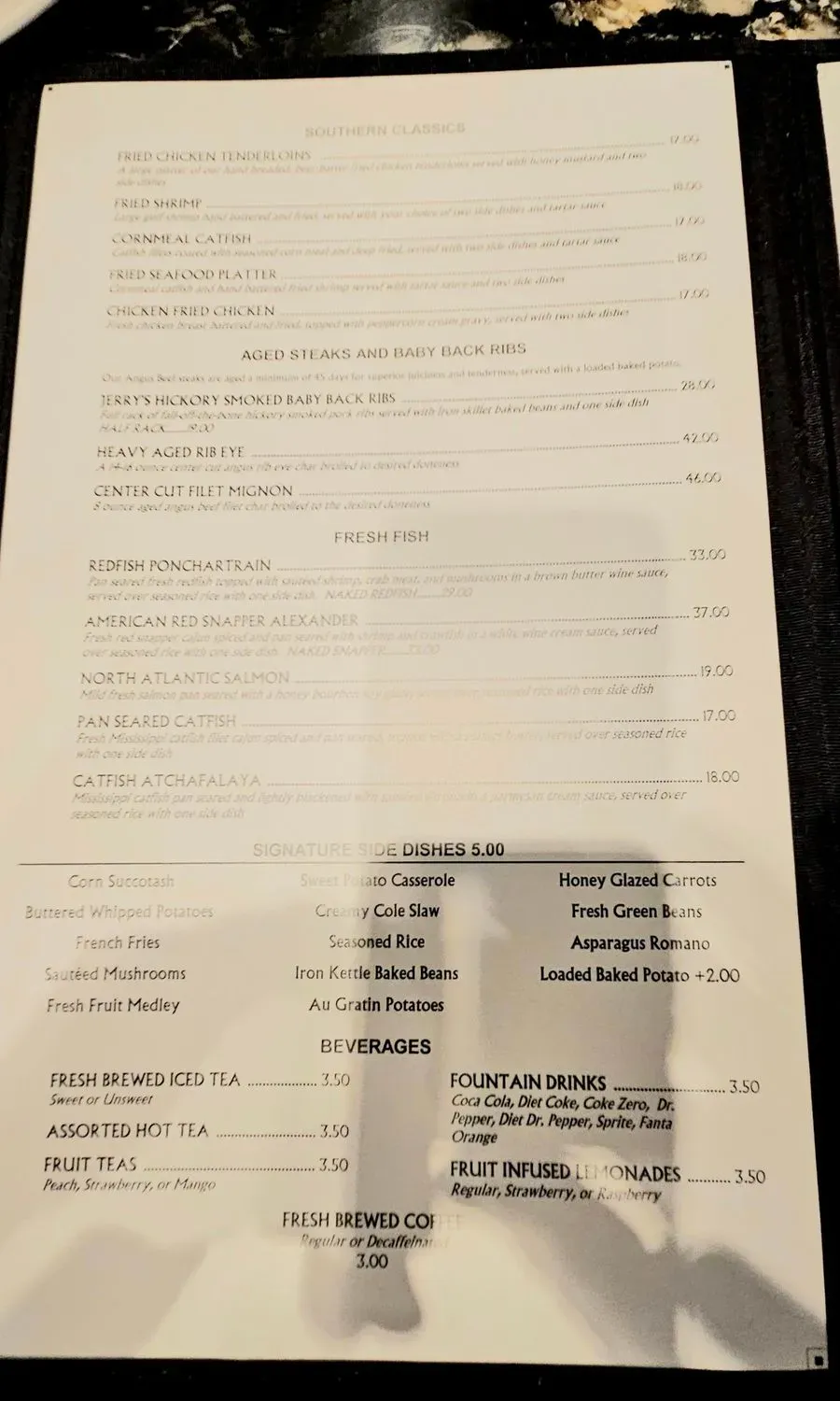 Riverside Grille Menu - Updated September 2025