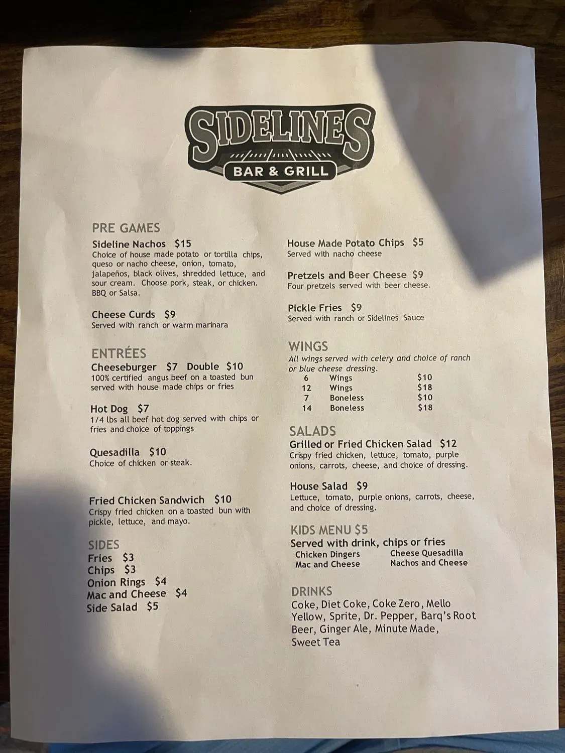 Menu 2