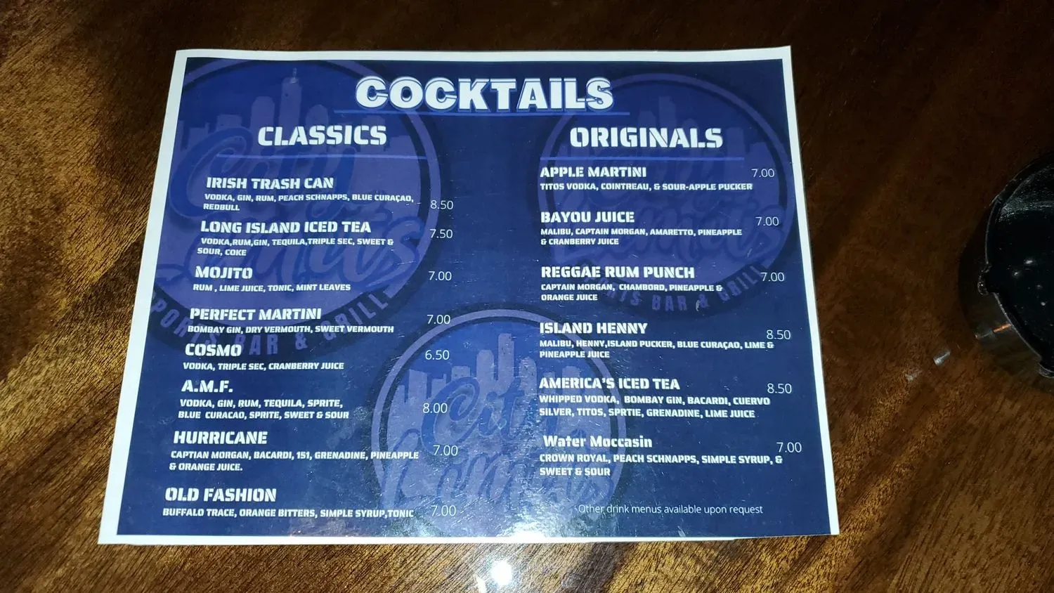 Menu 2