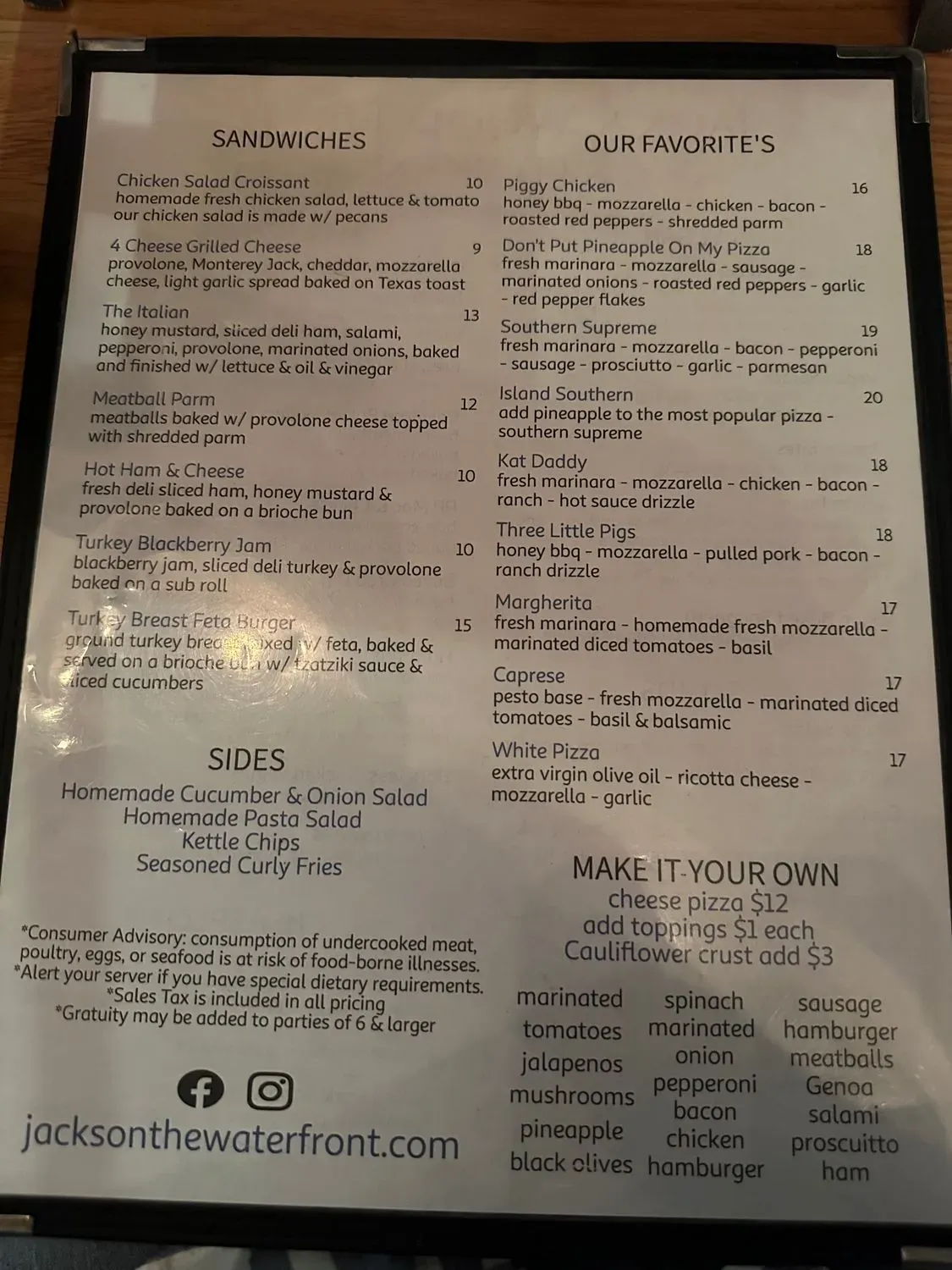 Menu 3