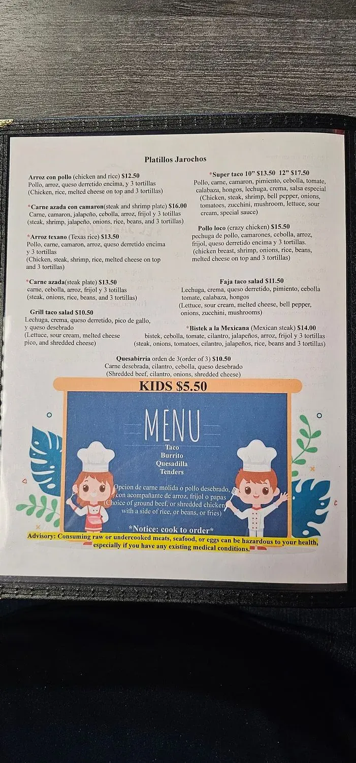 Menu 6