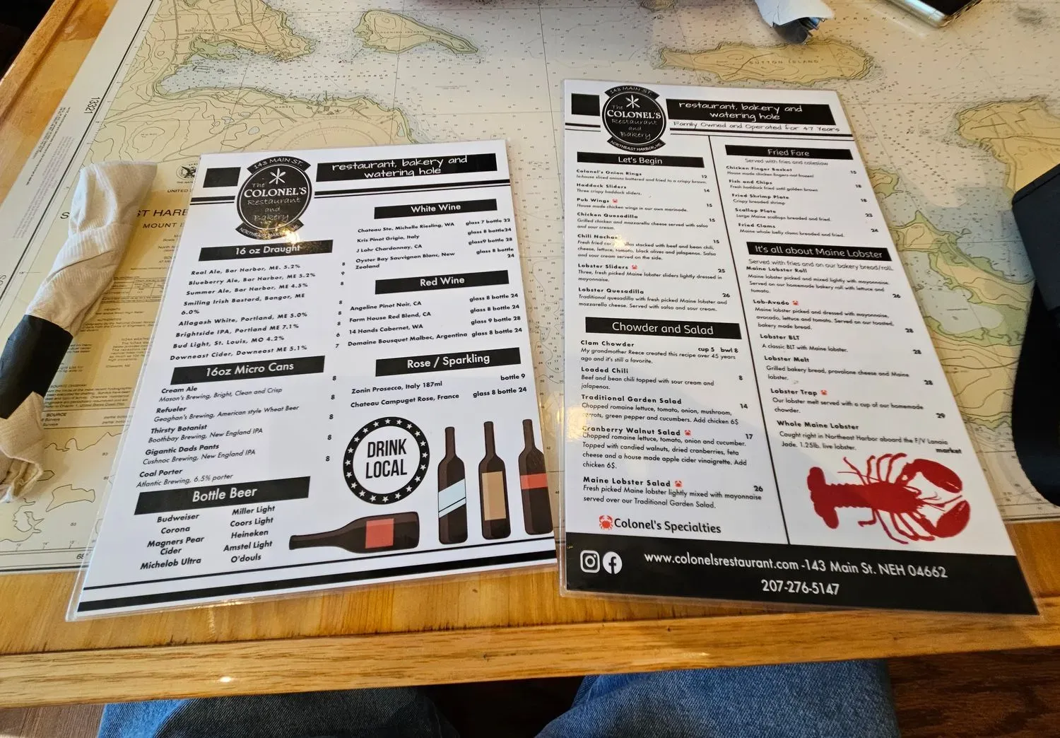 Colonel's Restaurant and Bakery Menu - Updated October 2025