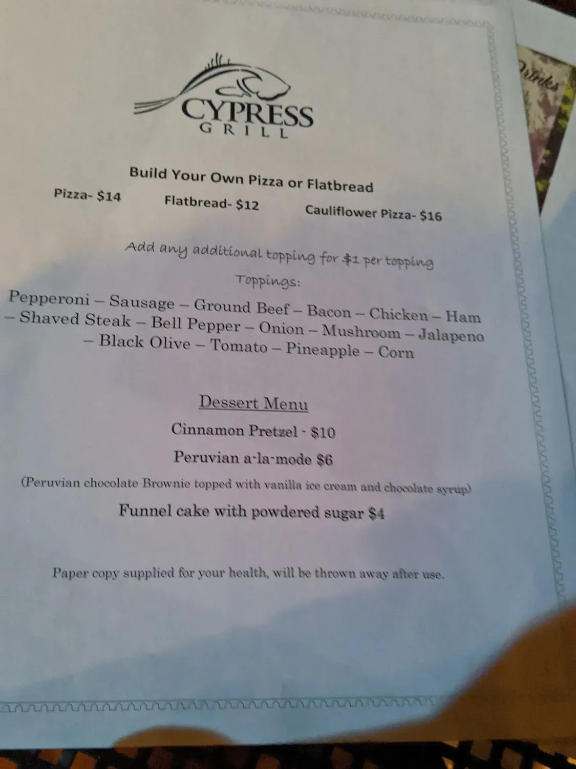 Menu 3