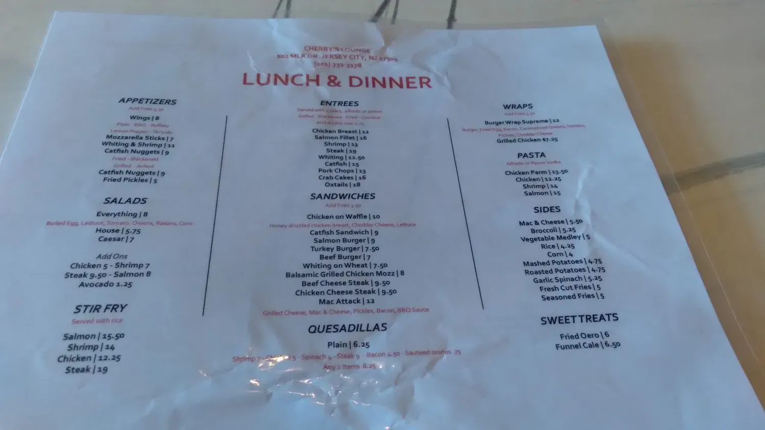 Menu 3