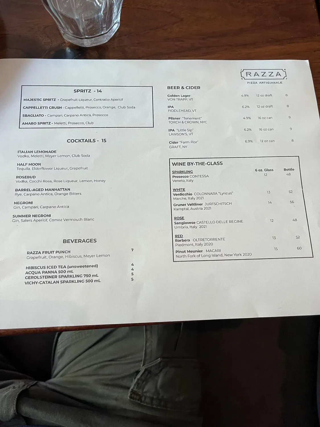 Menu 4