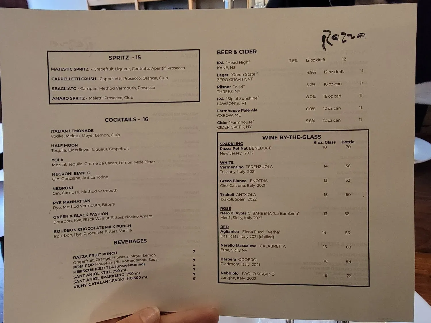 Menu 3