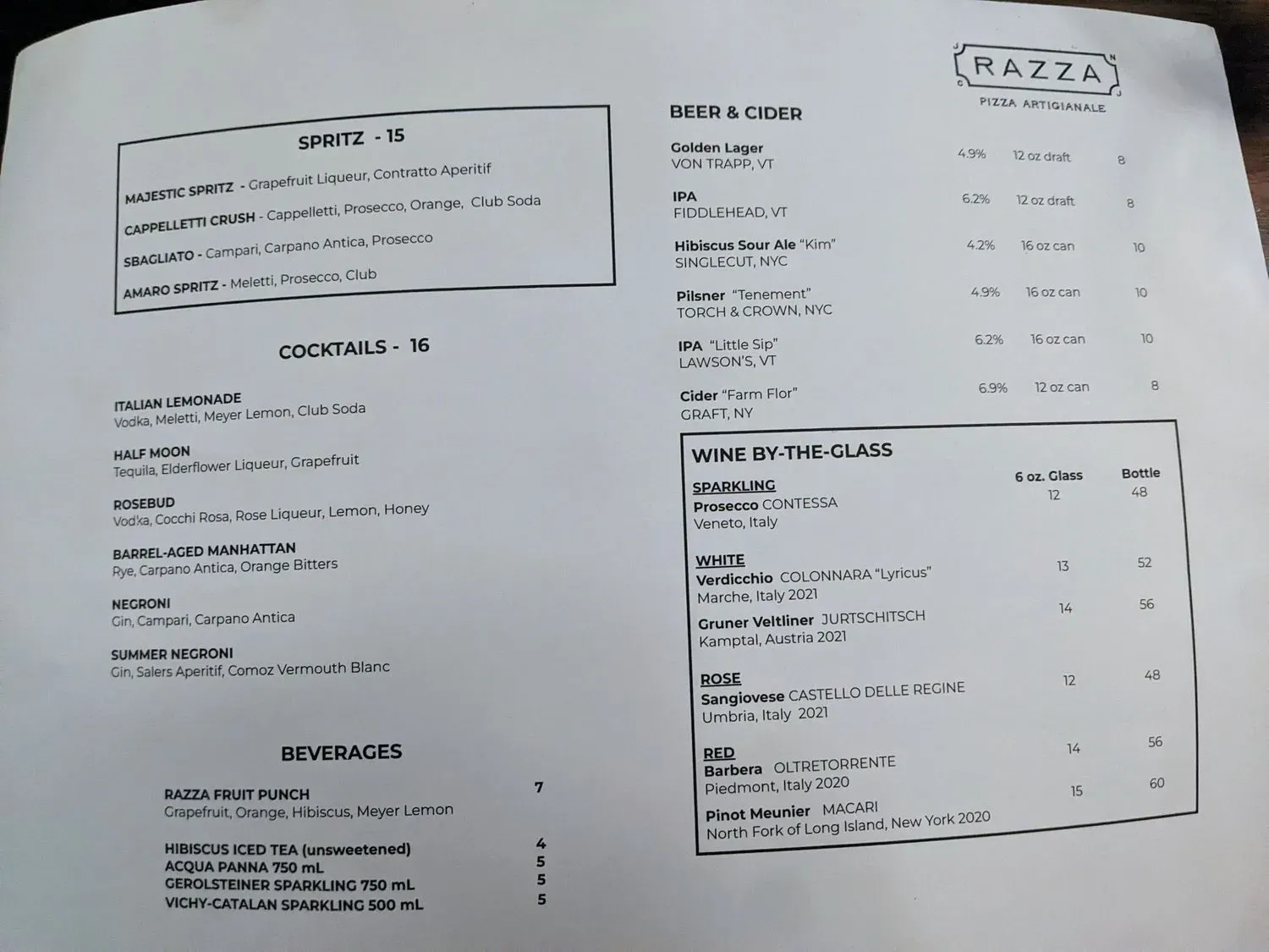 Menu 4