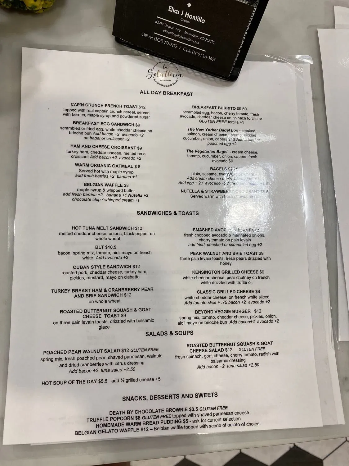 Menu 3