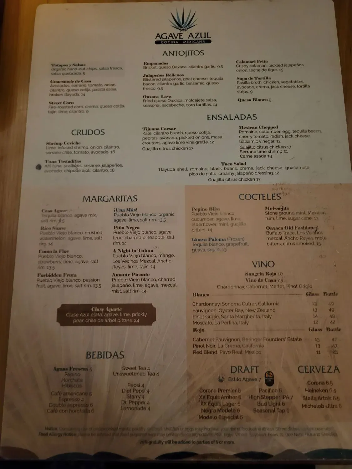 Menu 6