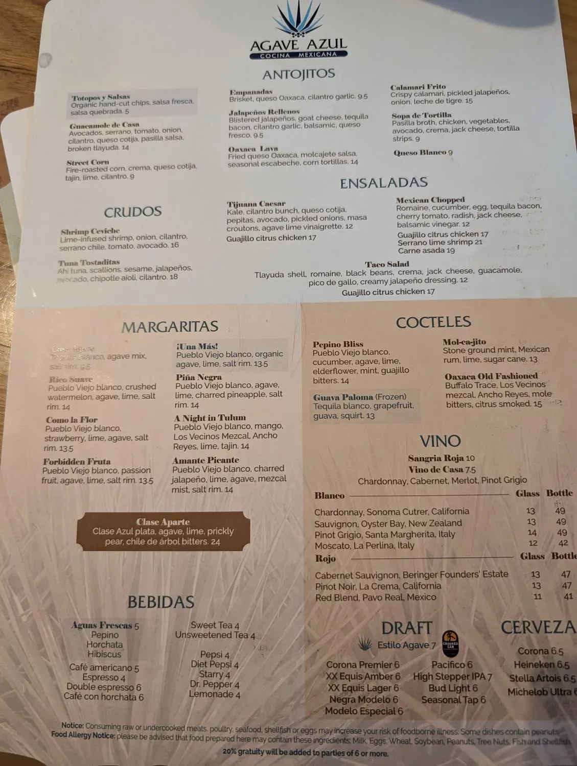 Menu 6