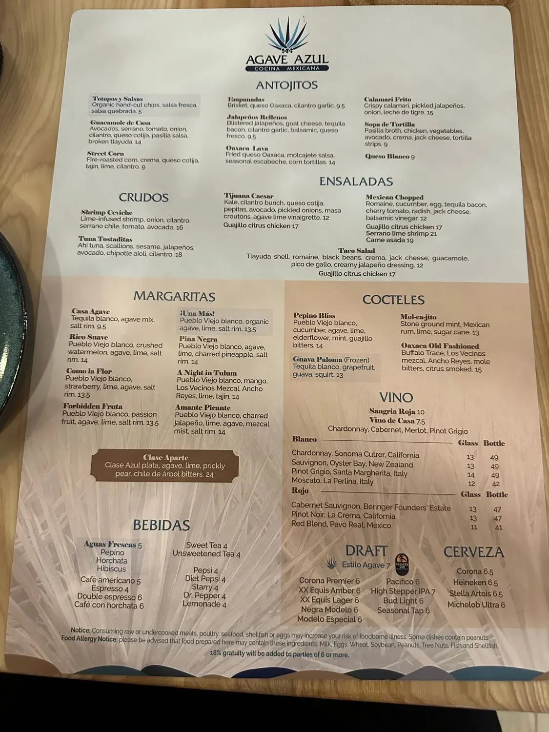 Menu 5