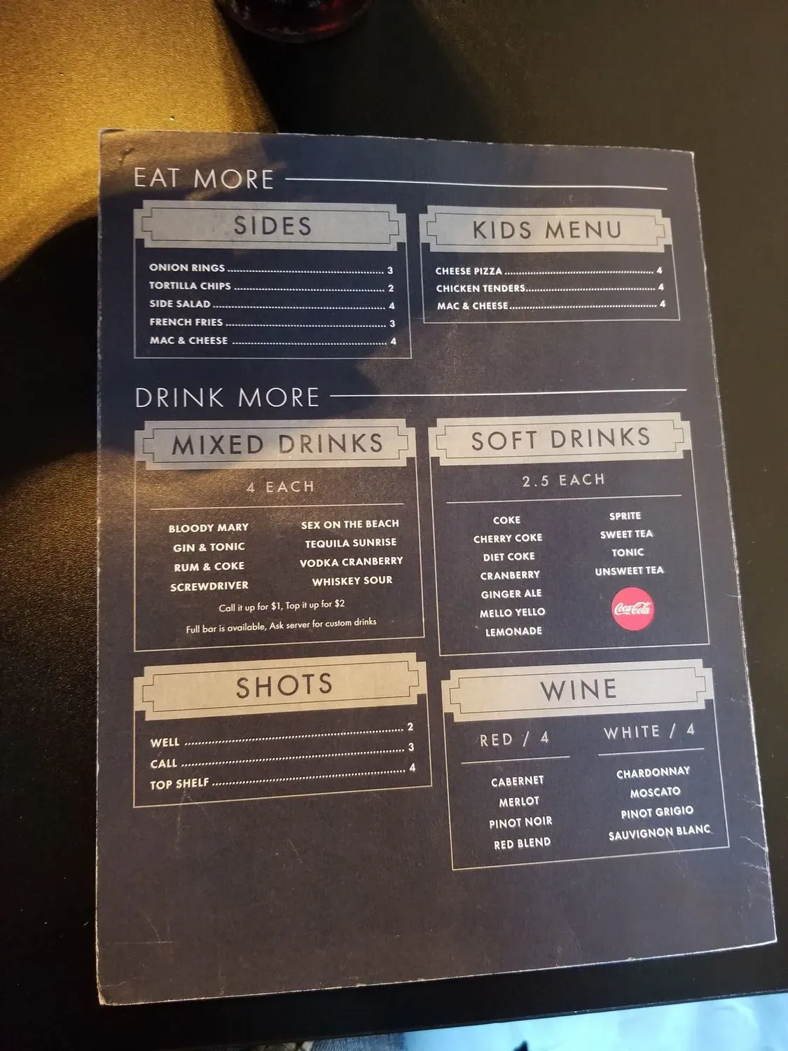 Menu 3