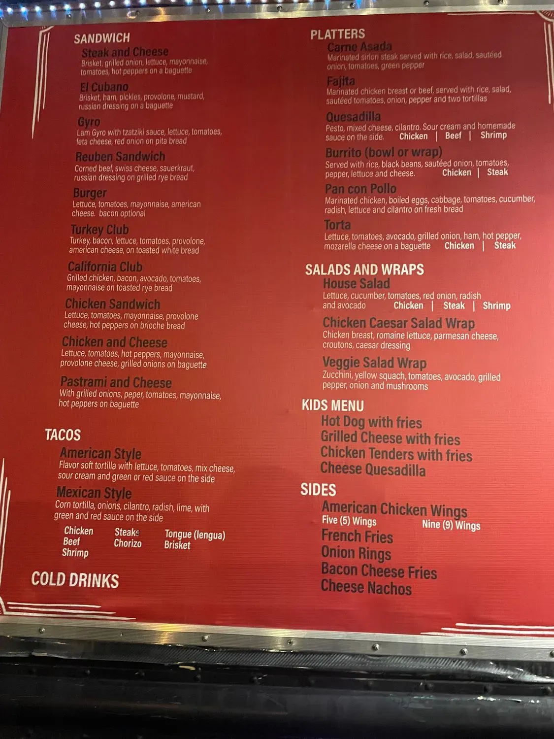 Menu 2