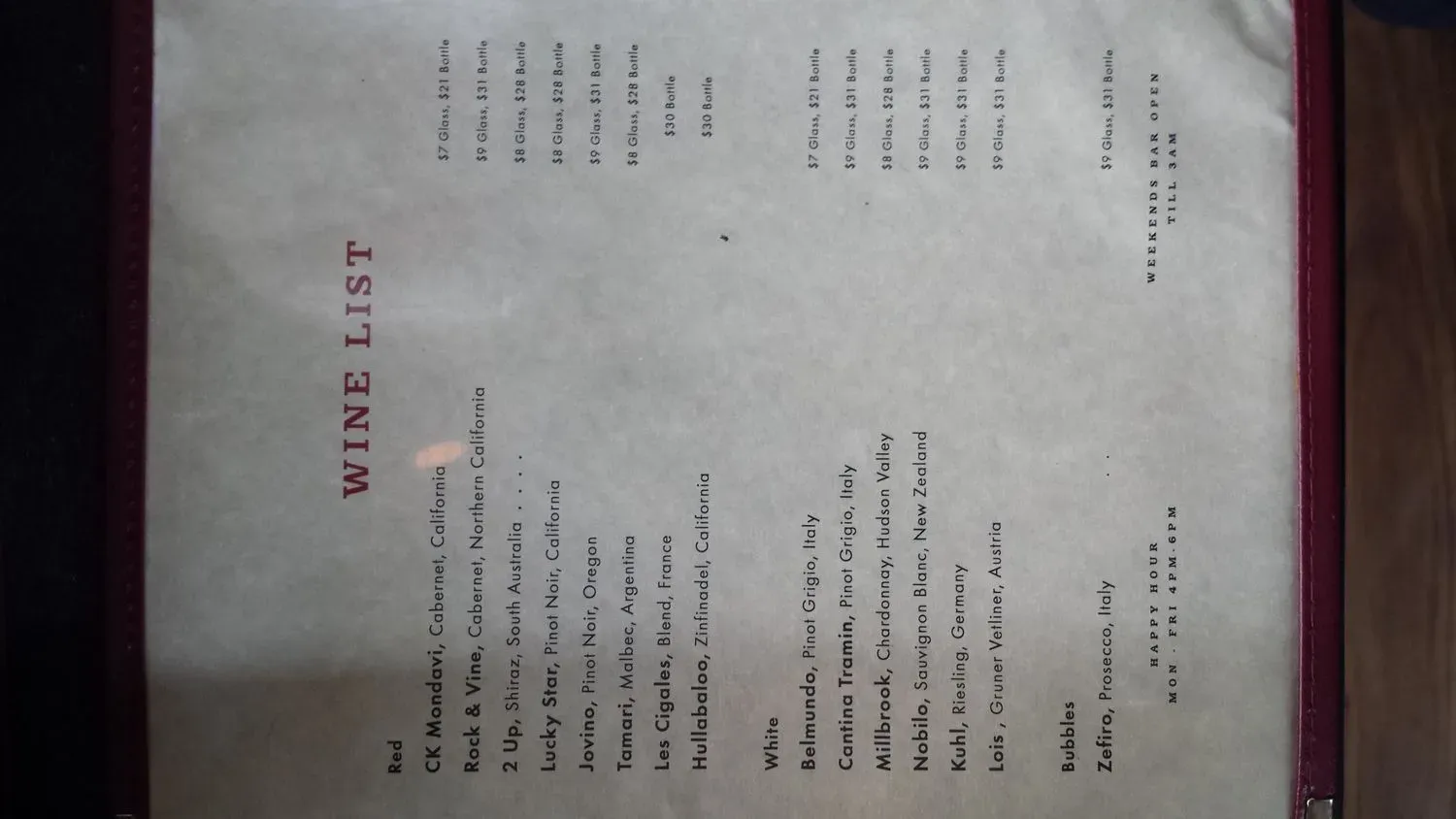 Menu 3