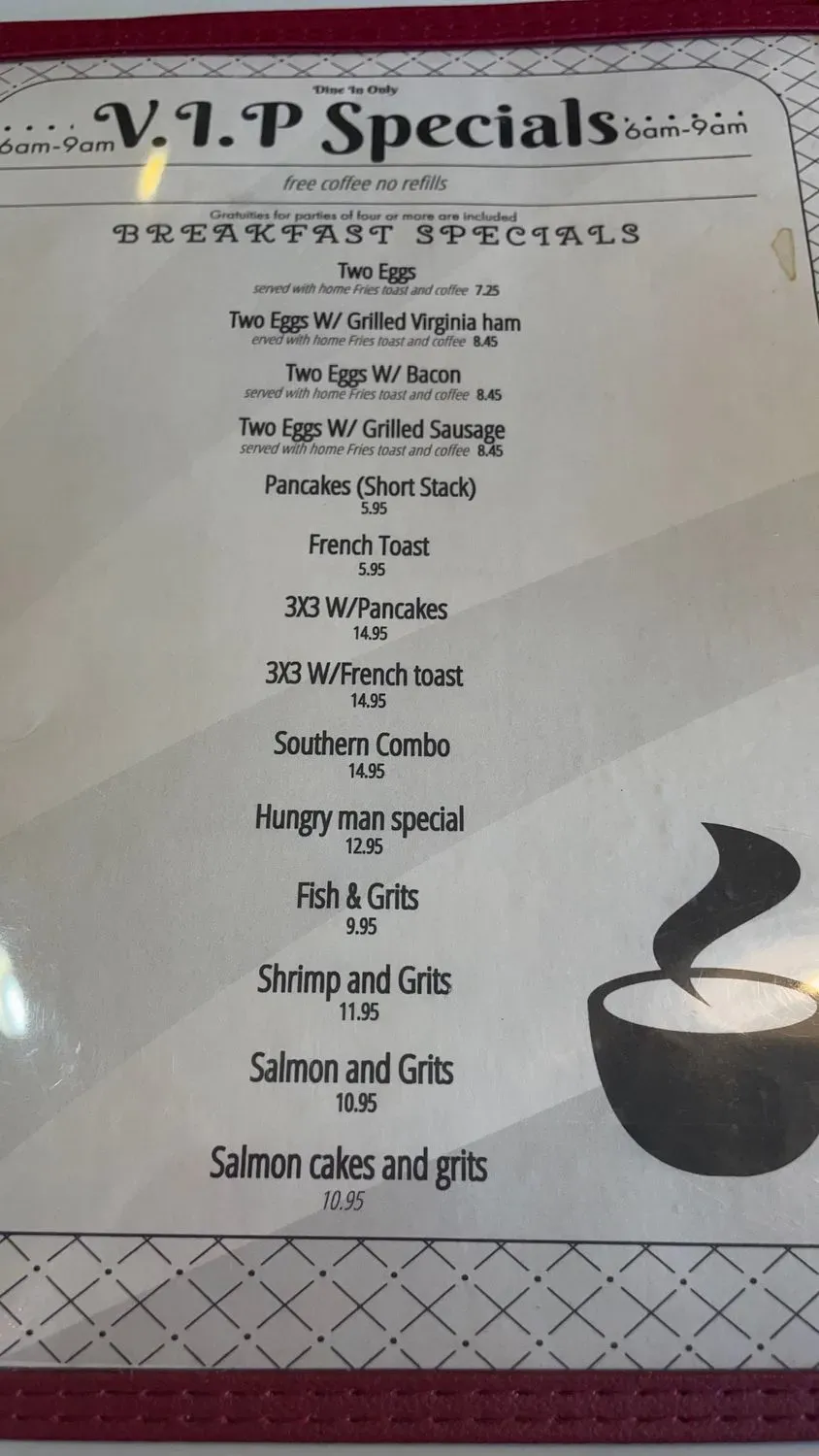 Menu 6