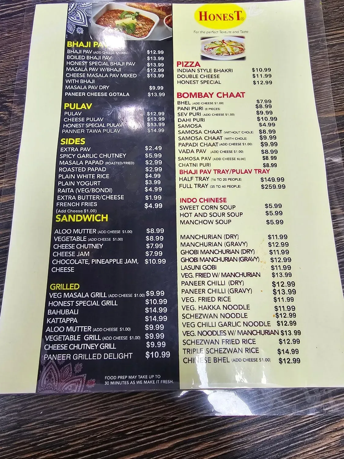 Menu 3