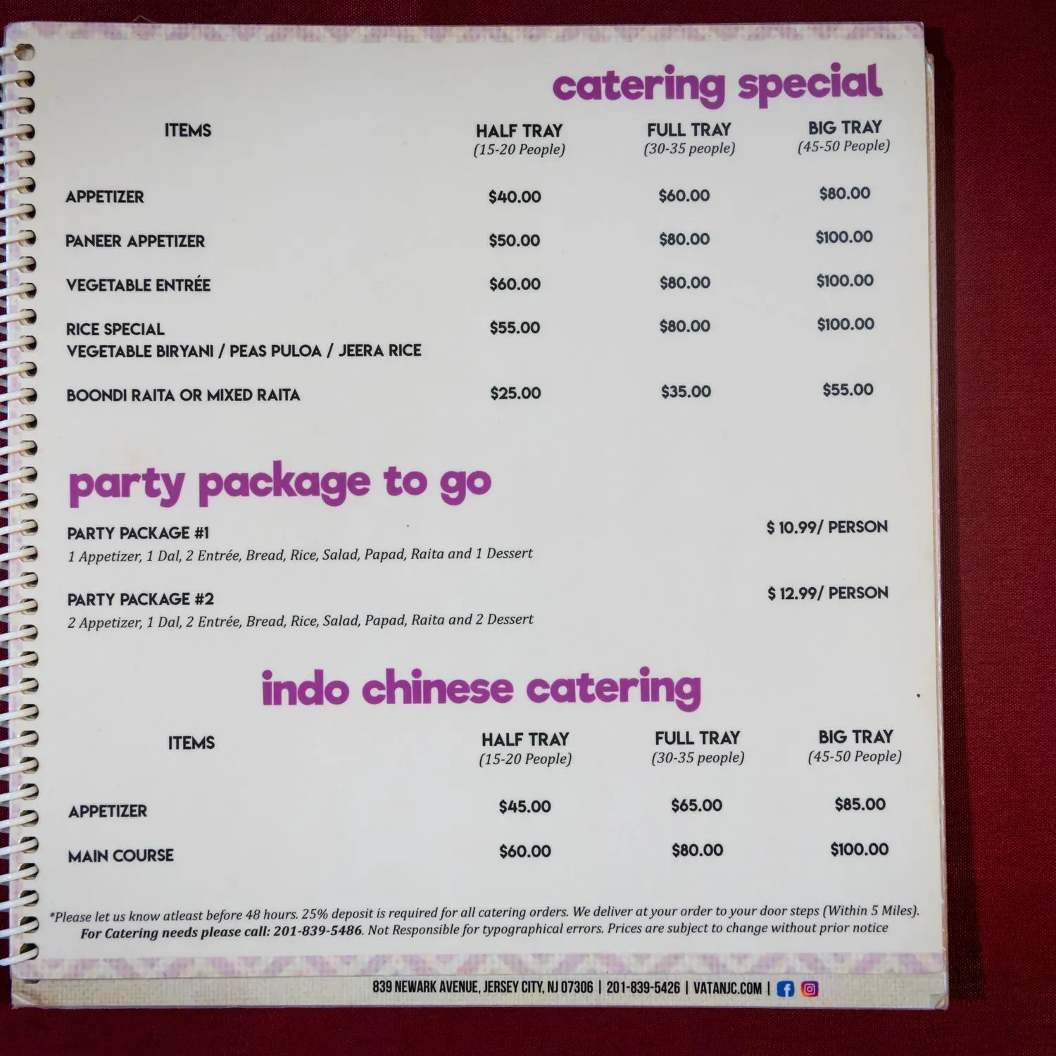 Menu 3