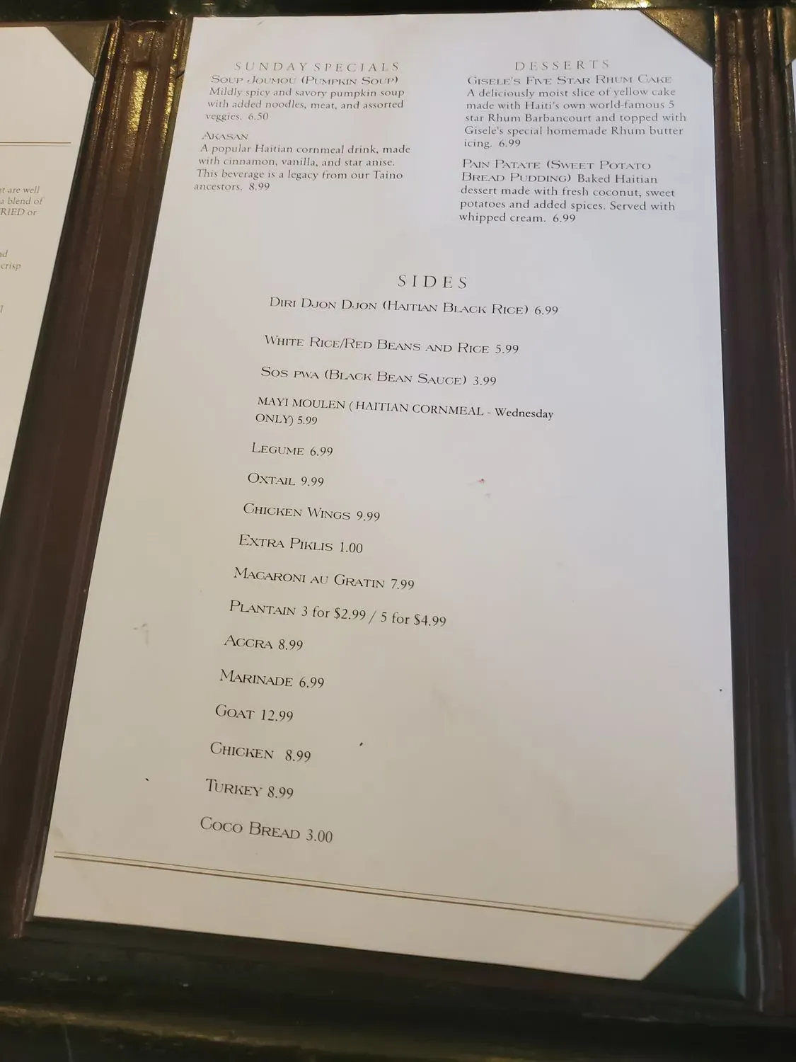 Menu 2