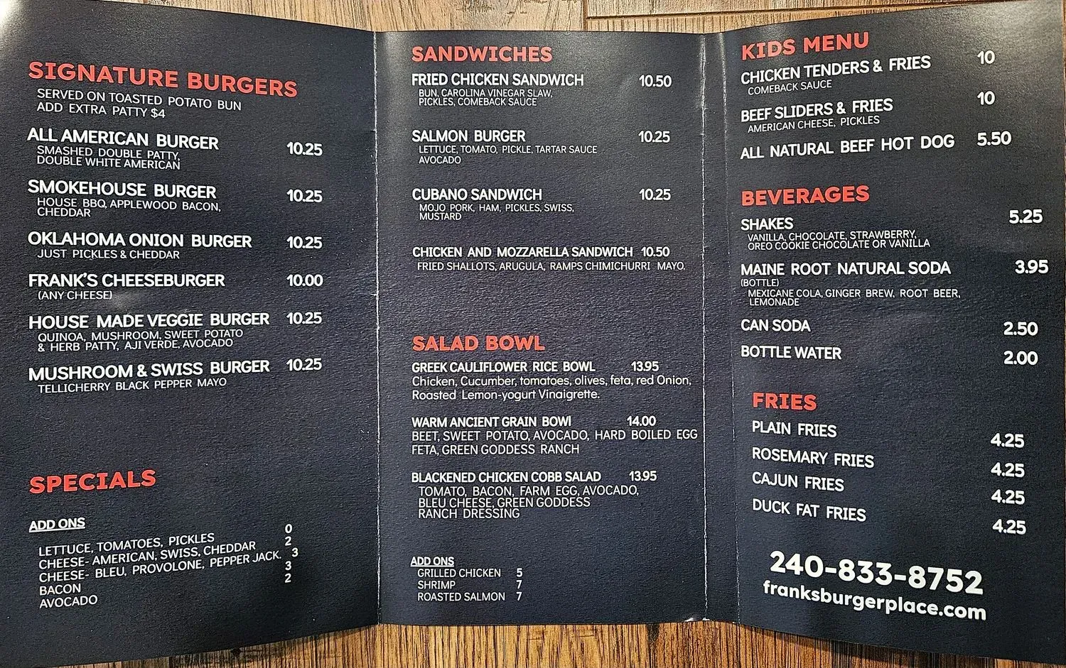 Menu 4