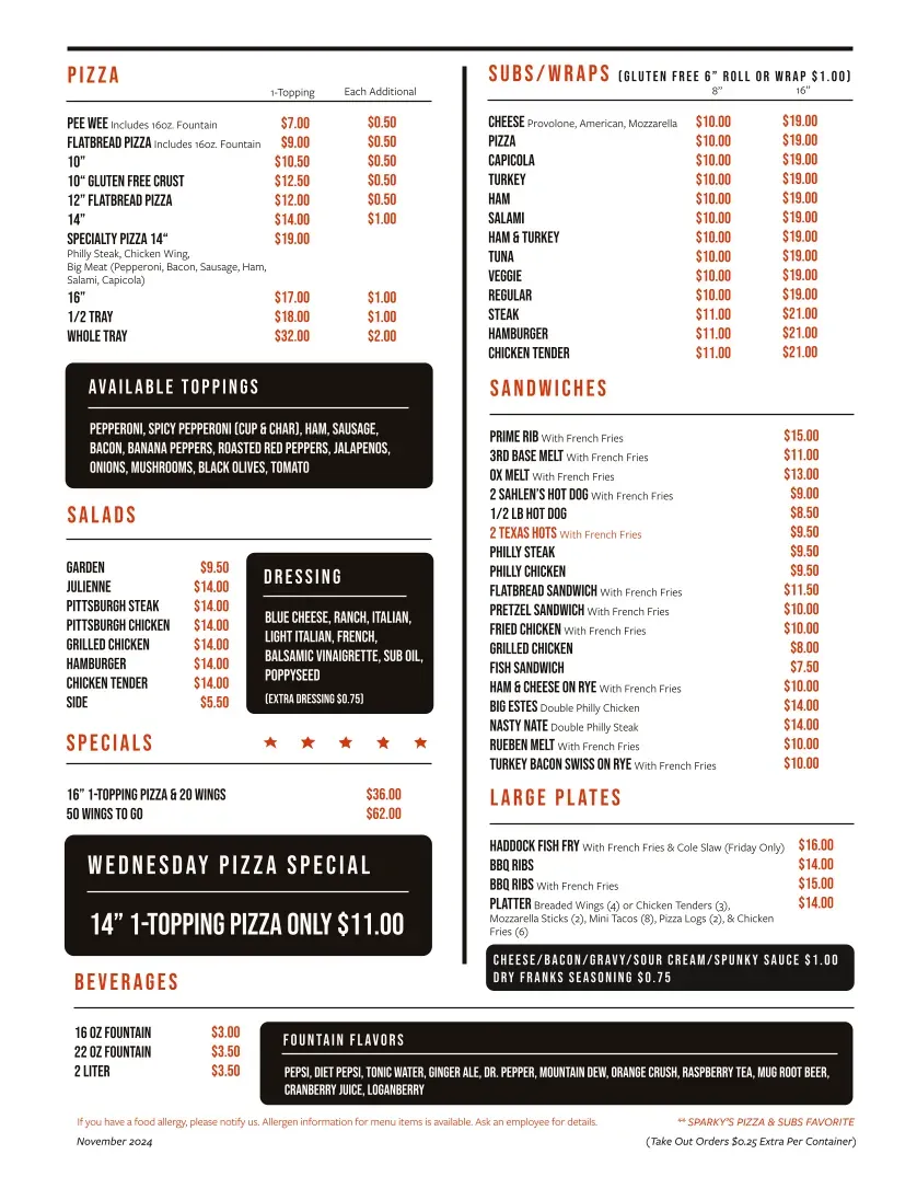 Menu 2