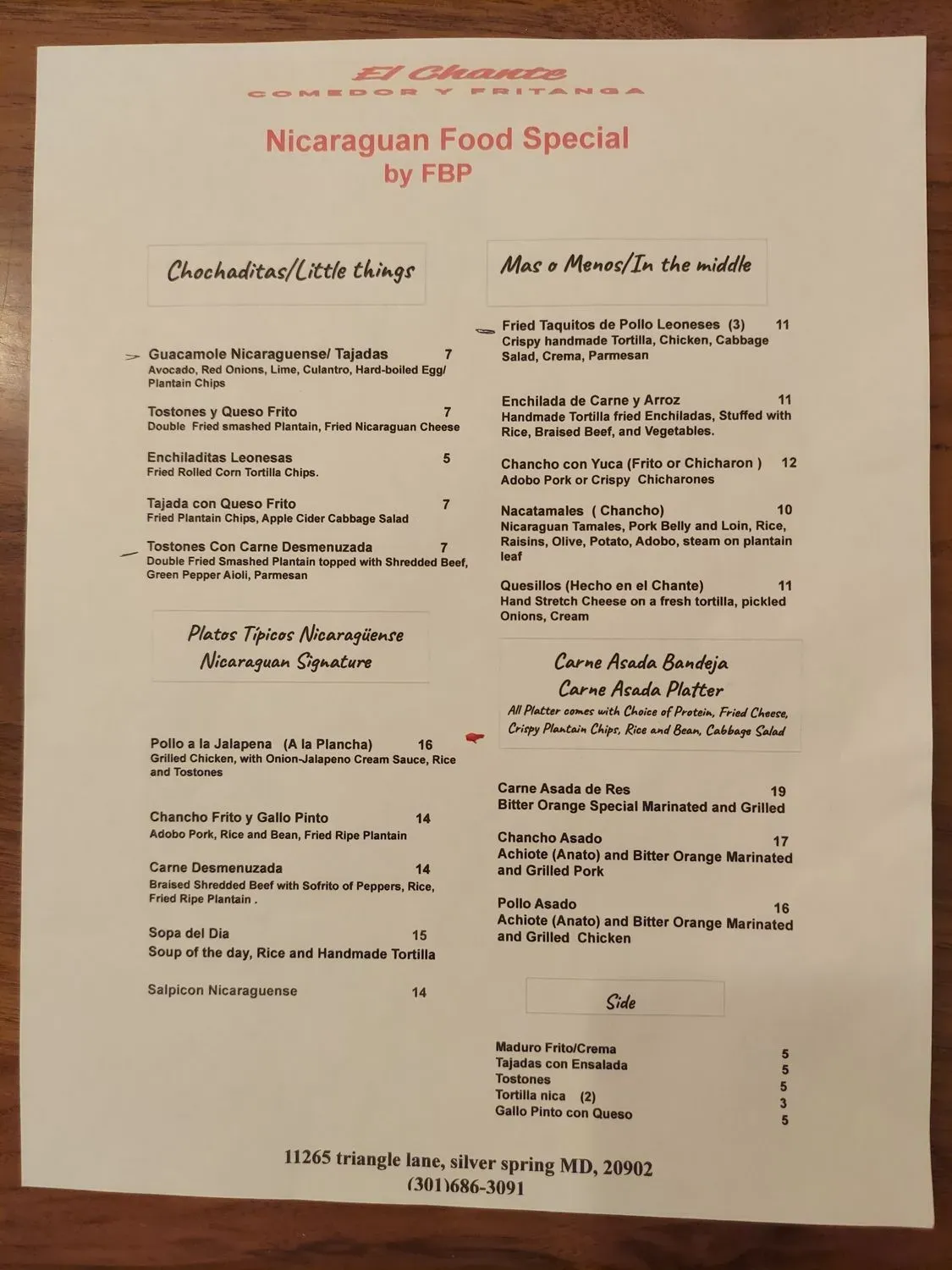 Menu 4