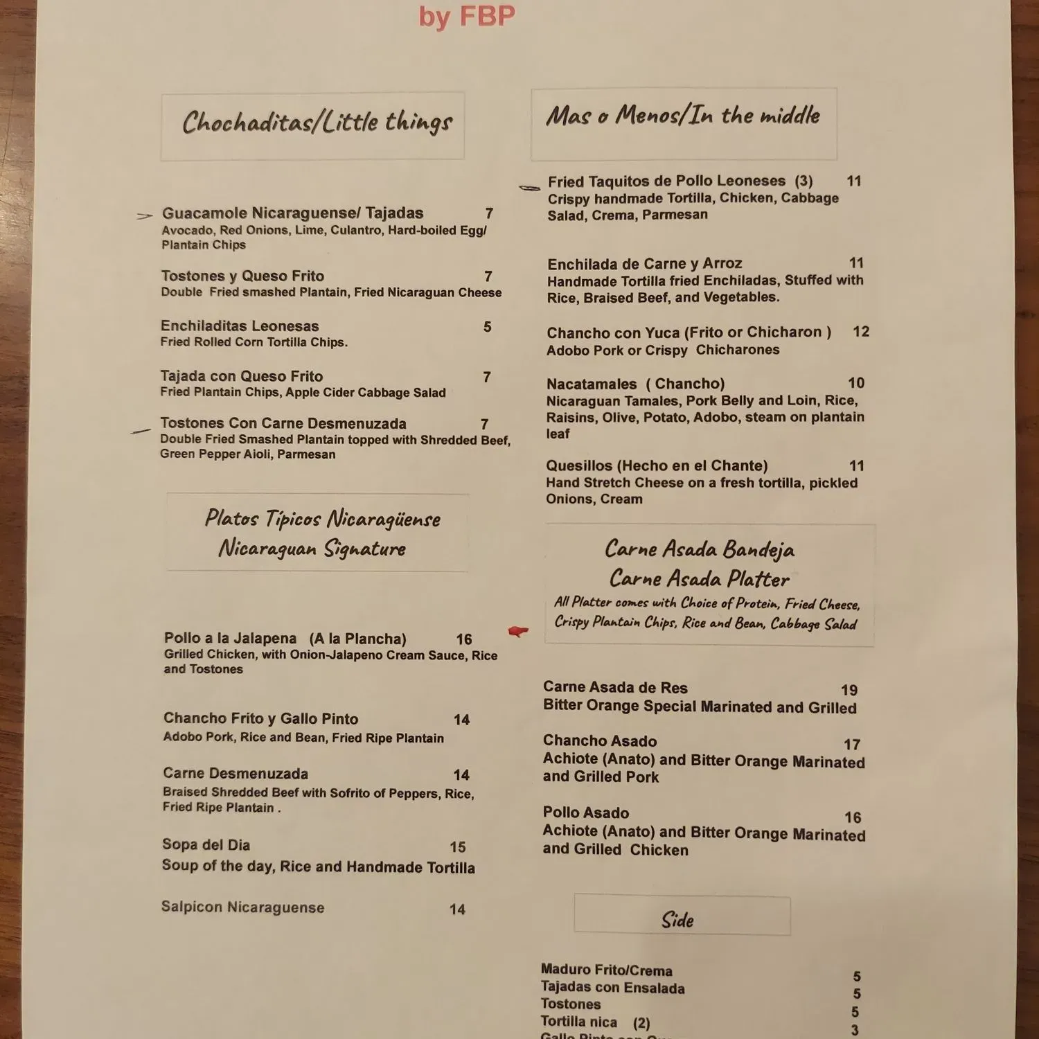 Menu 3