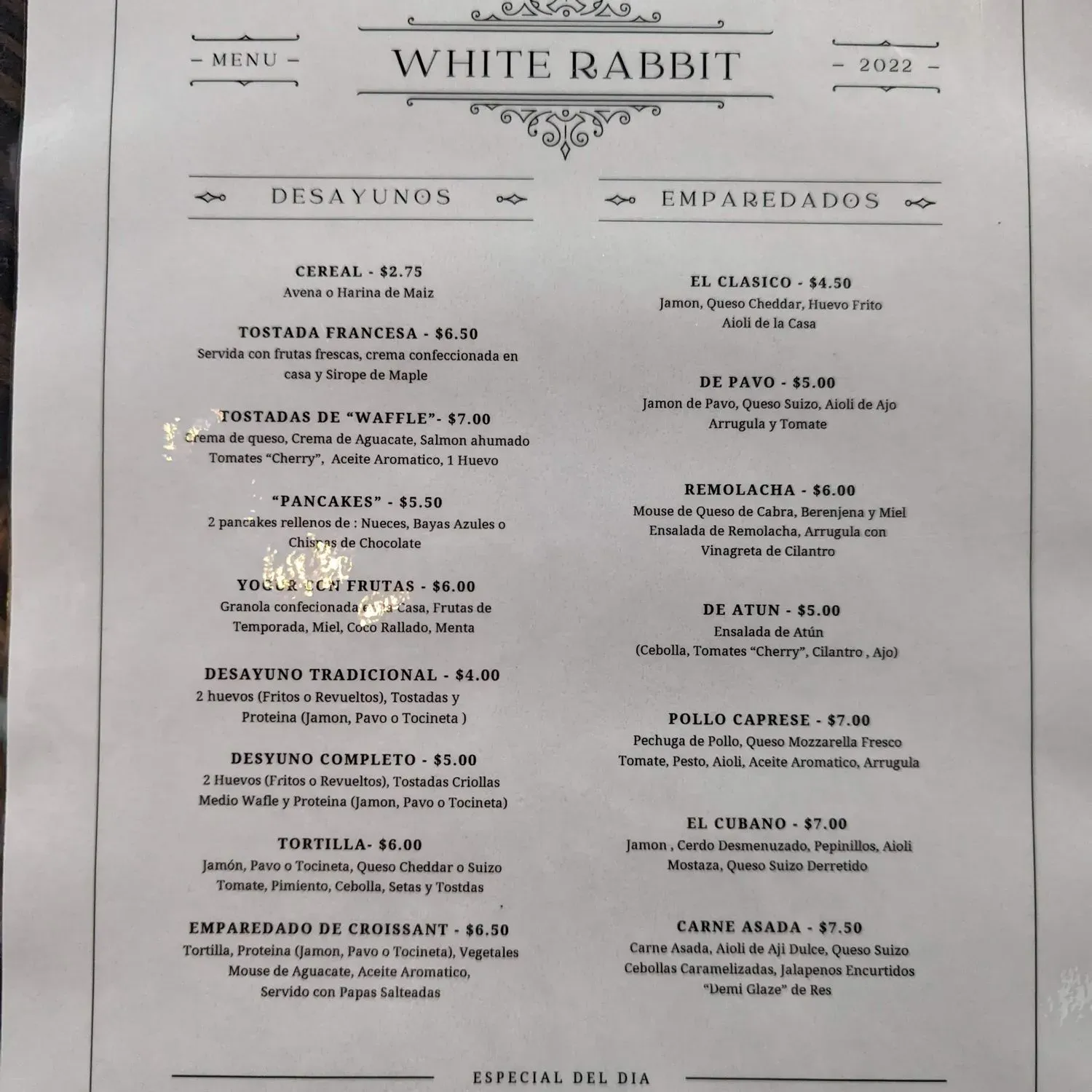 Menu 3