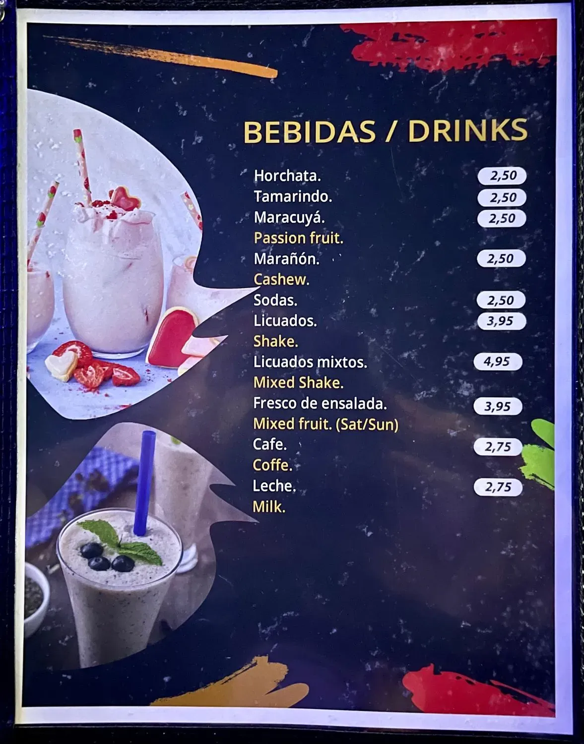 Menu 4