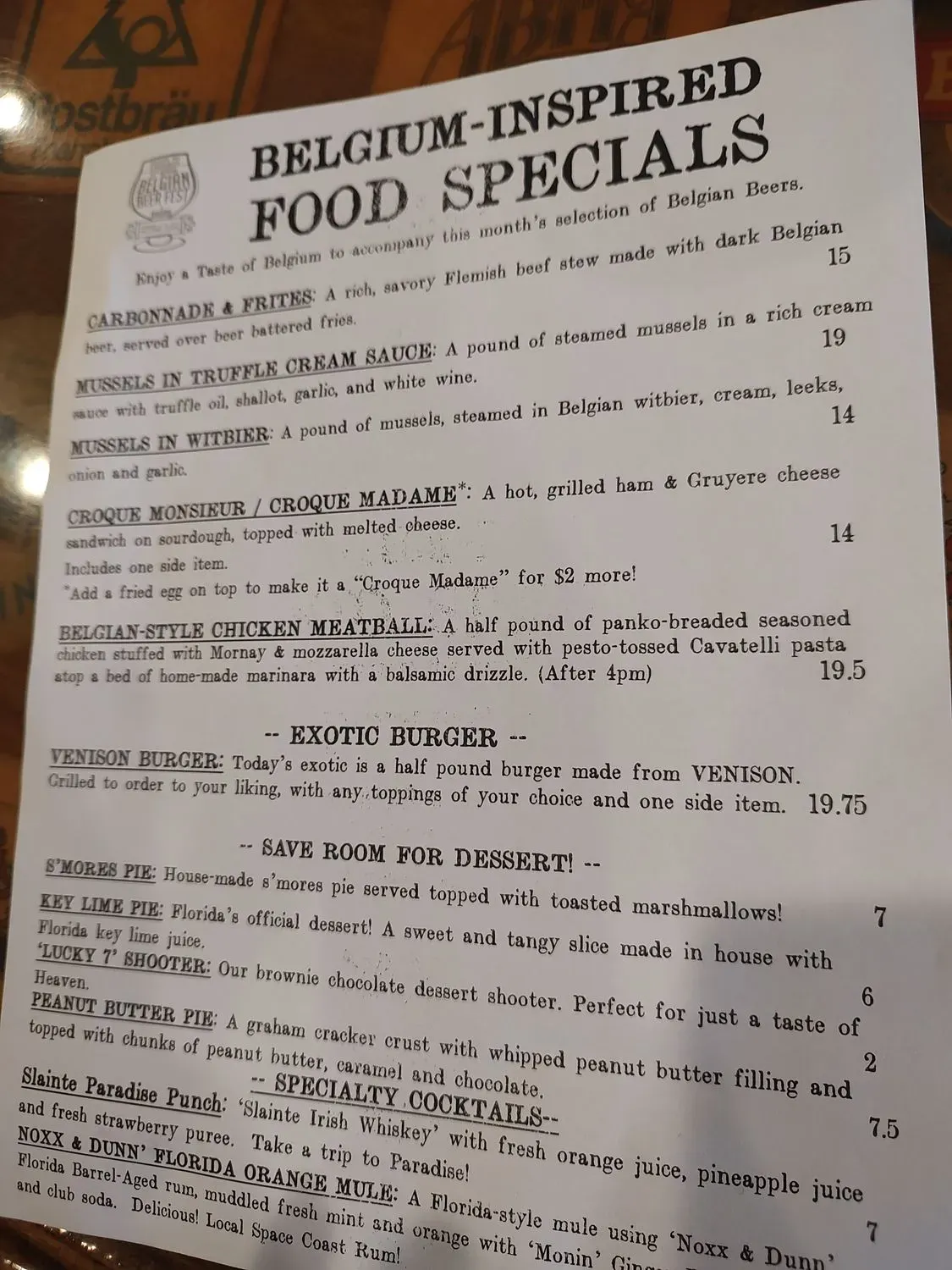 Menu 4