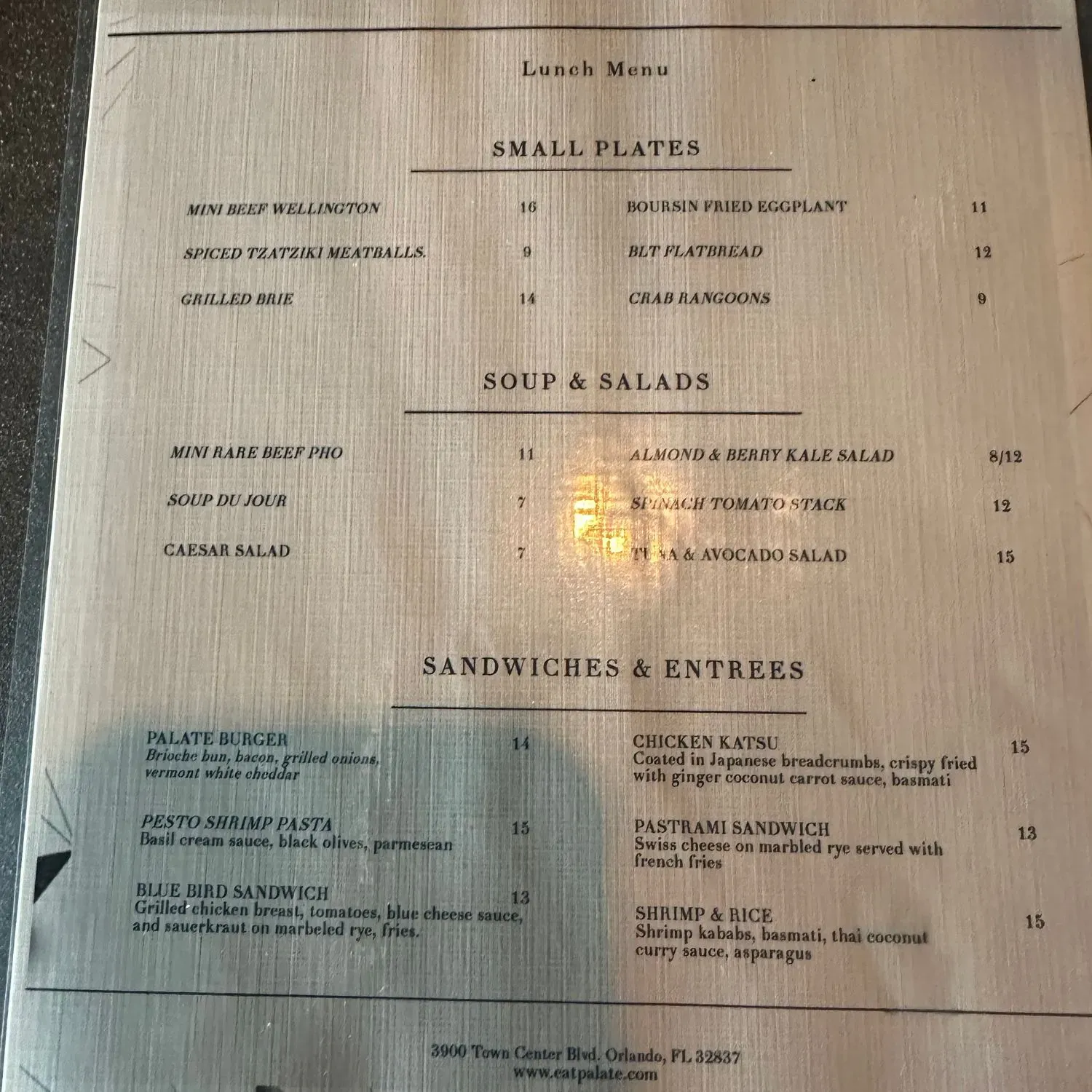 Menu 3