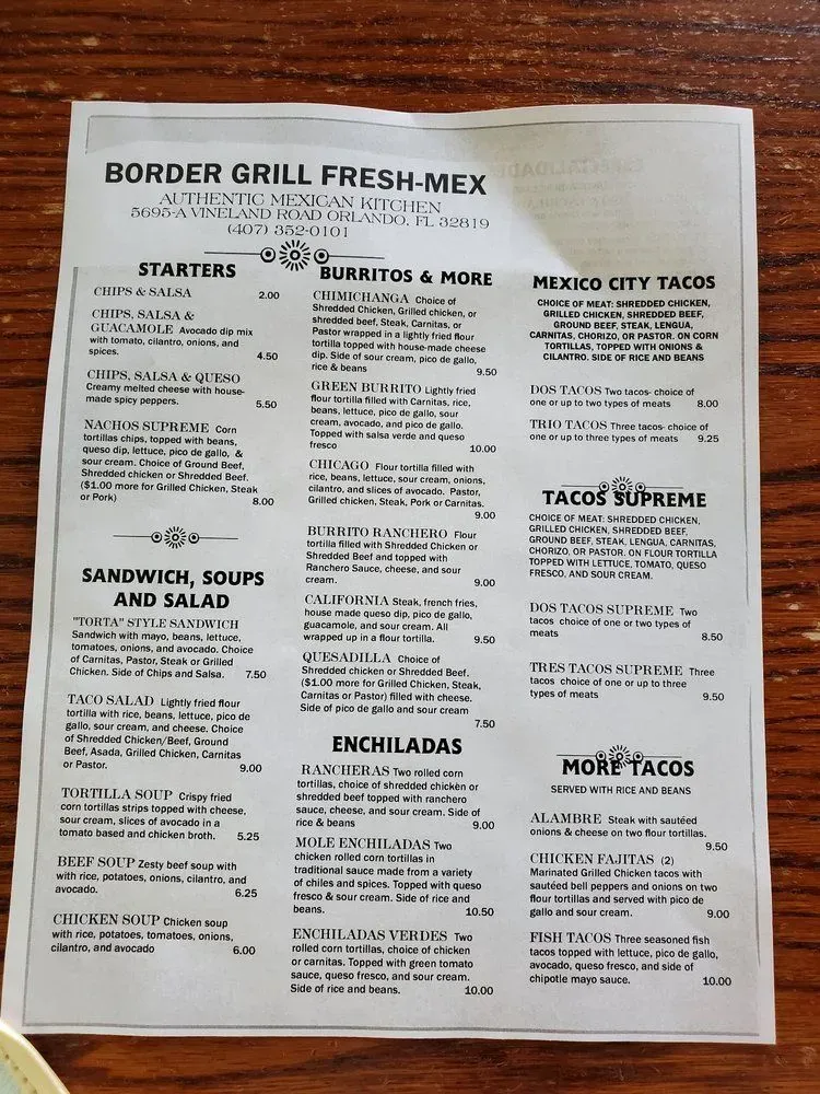 Menu 6