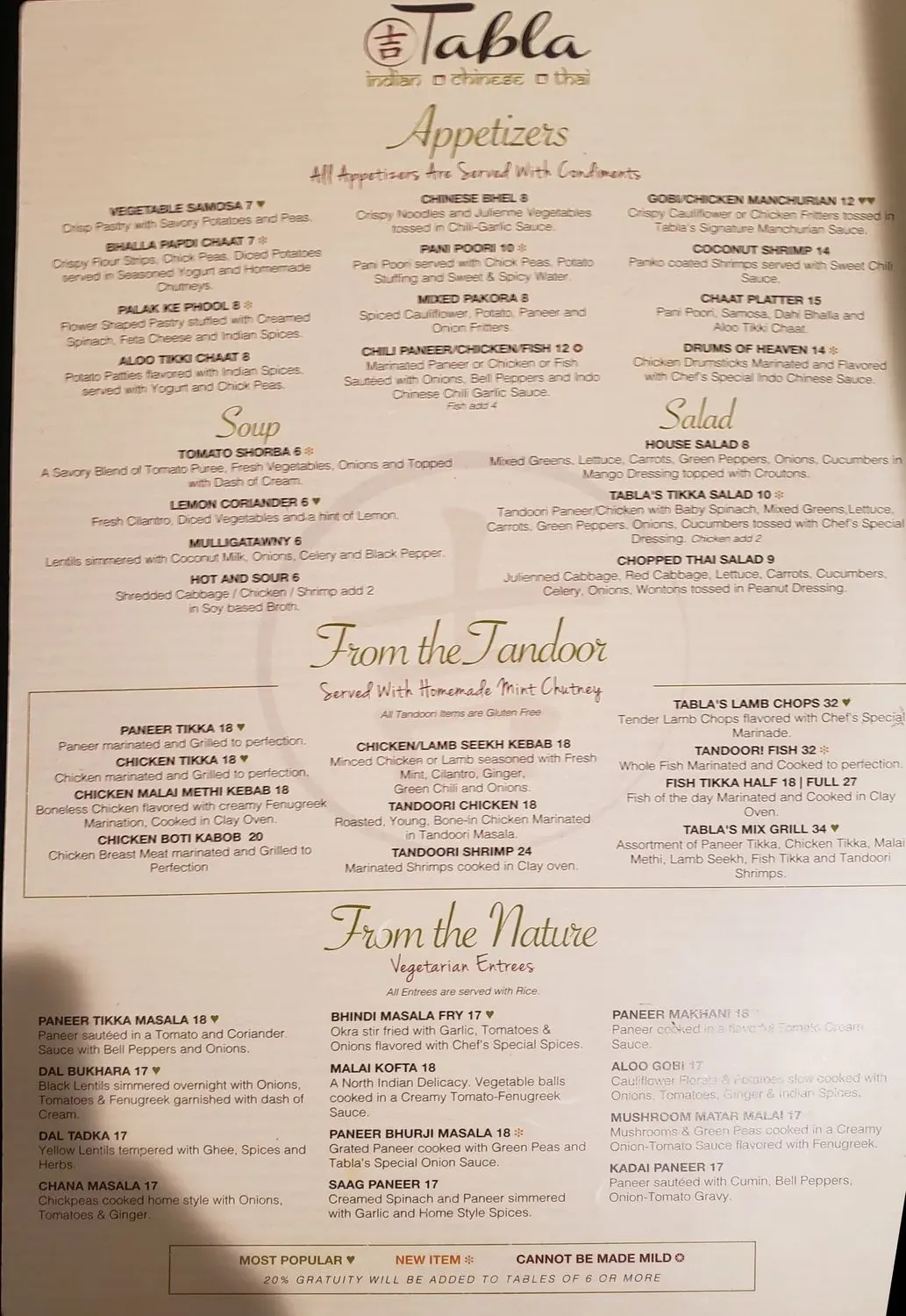 Menu 5