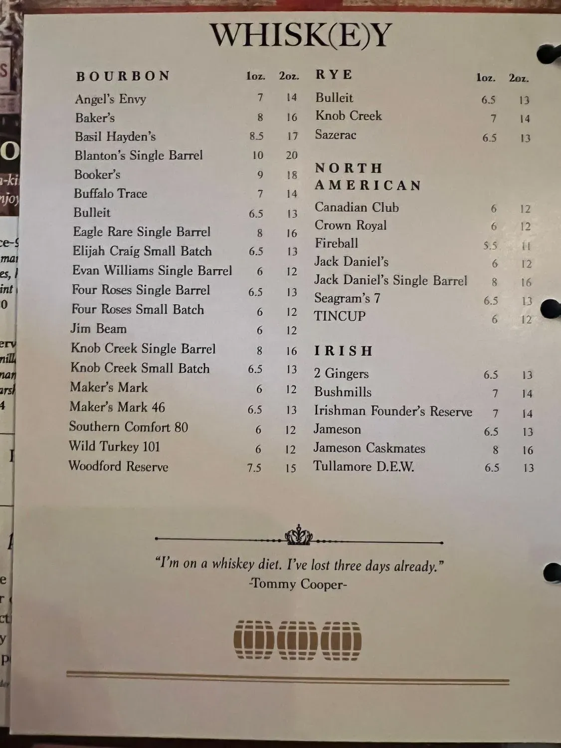 Menu 5