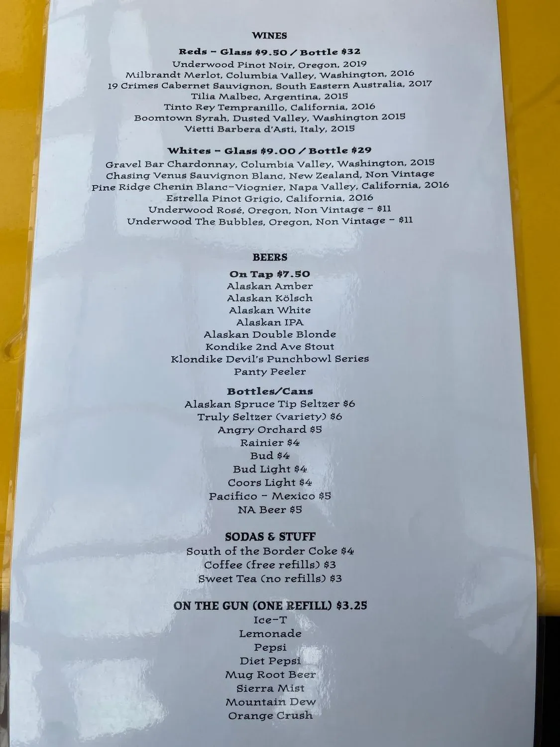 Menu 3