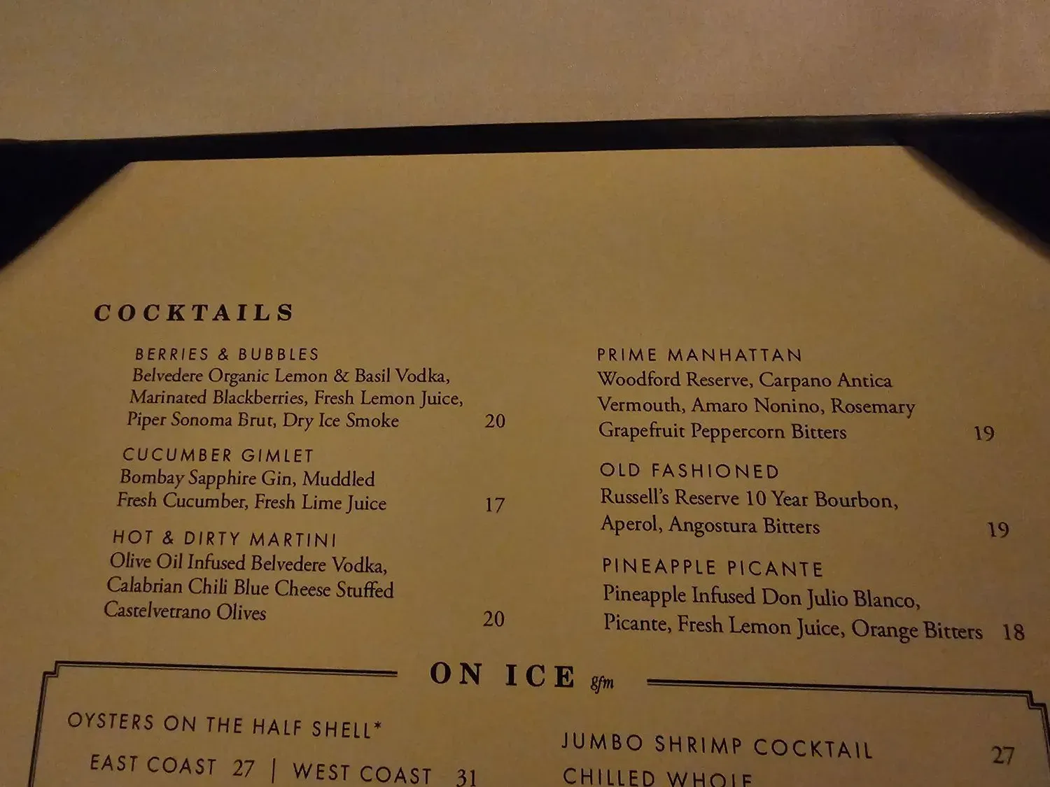 Menu 5