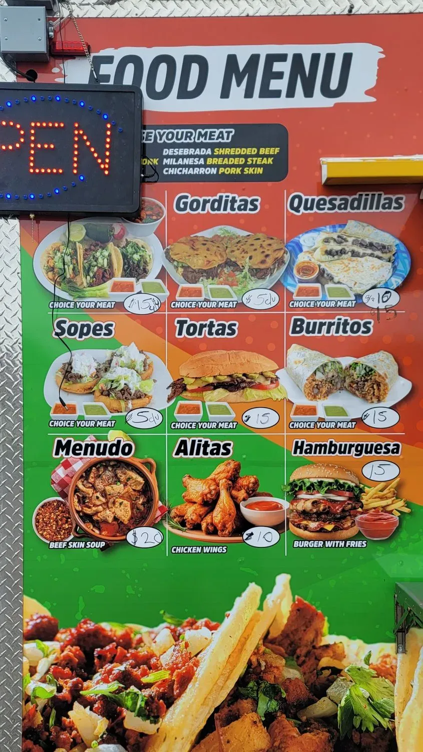Taquería Capricho Menu - Updated October 2025