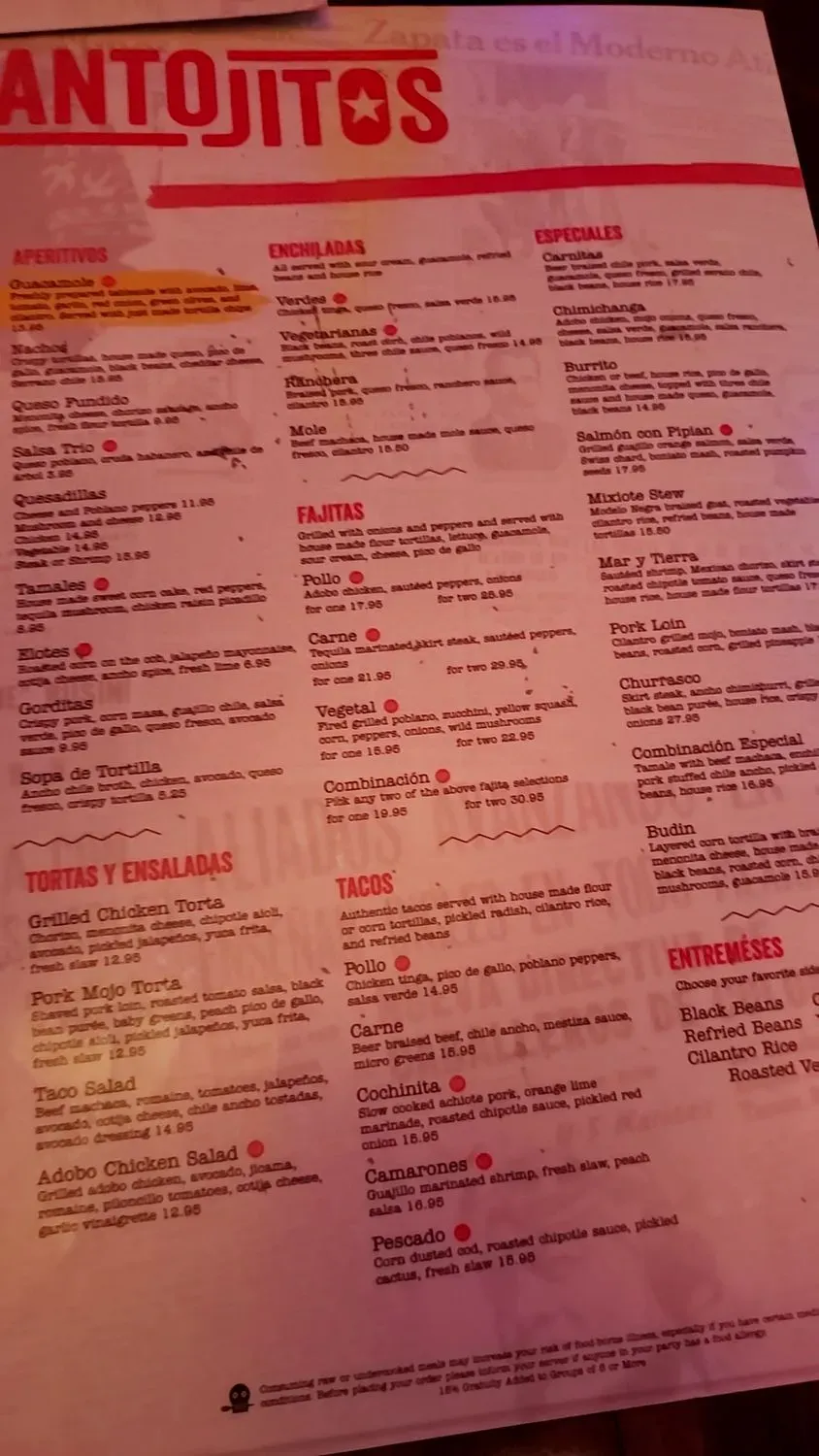 Menu 6