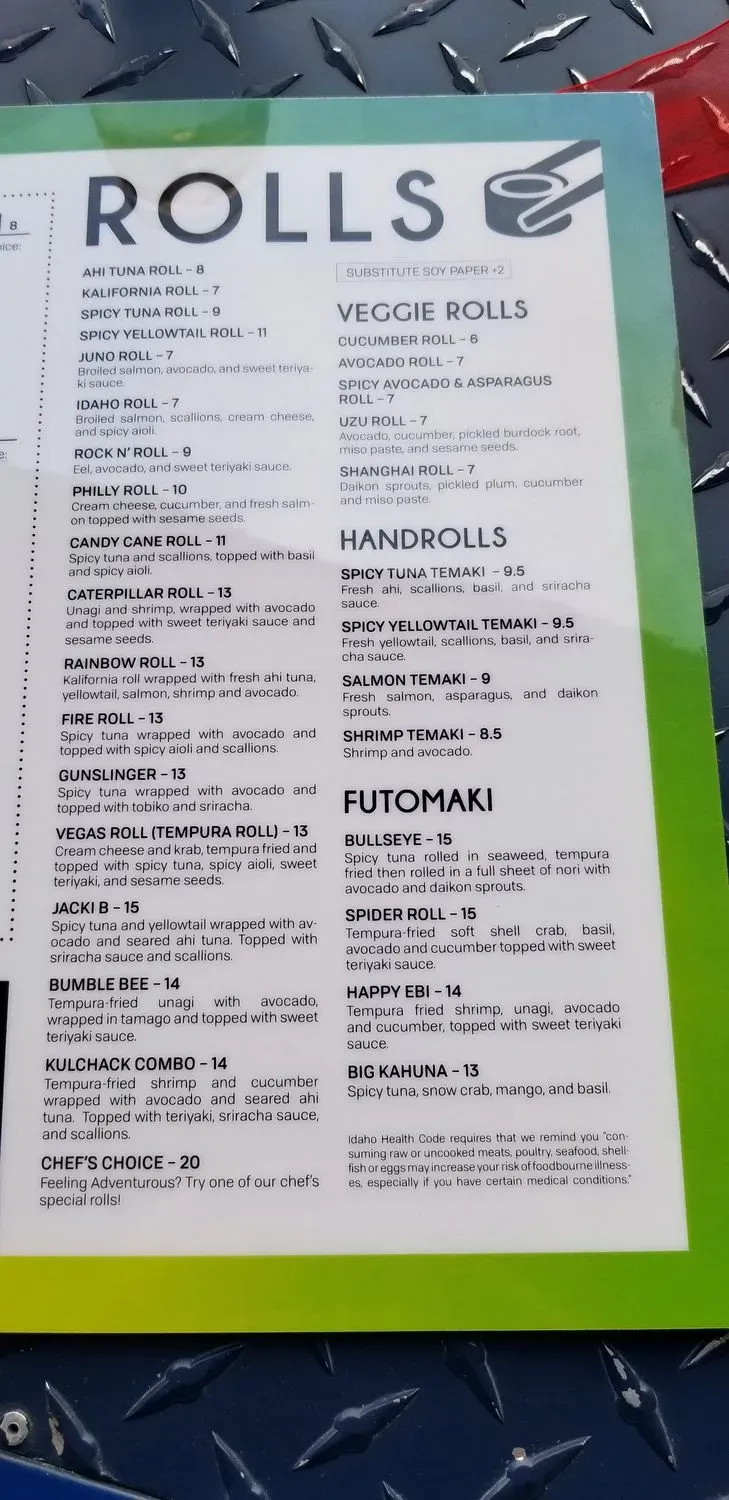 Menu 4